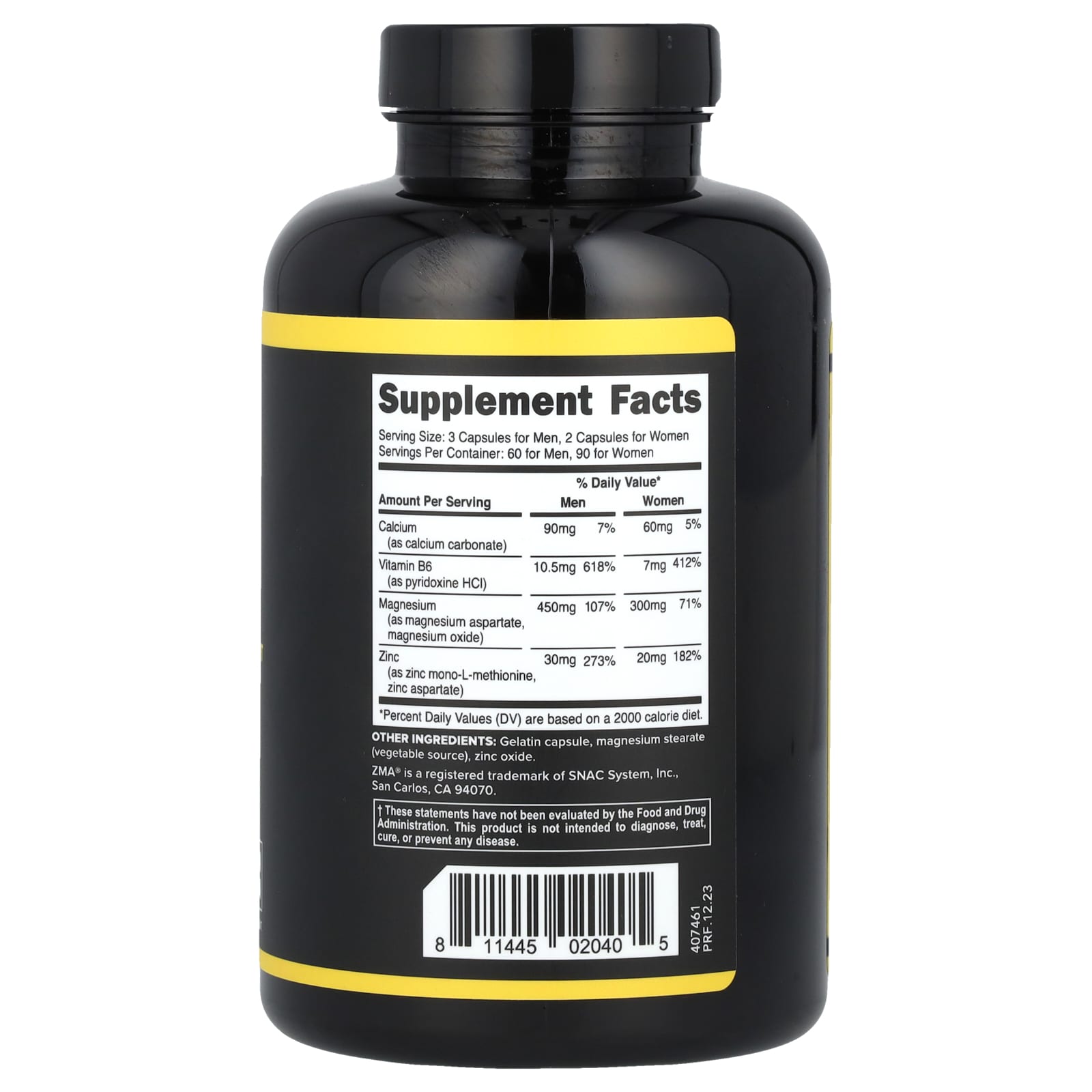 Primaforce, ZMA®, Anabolic Mineral Support, 180 Capsules - Image 2