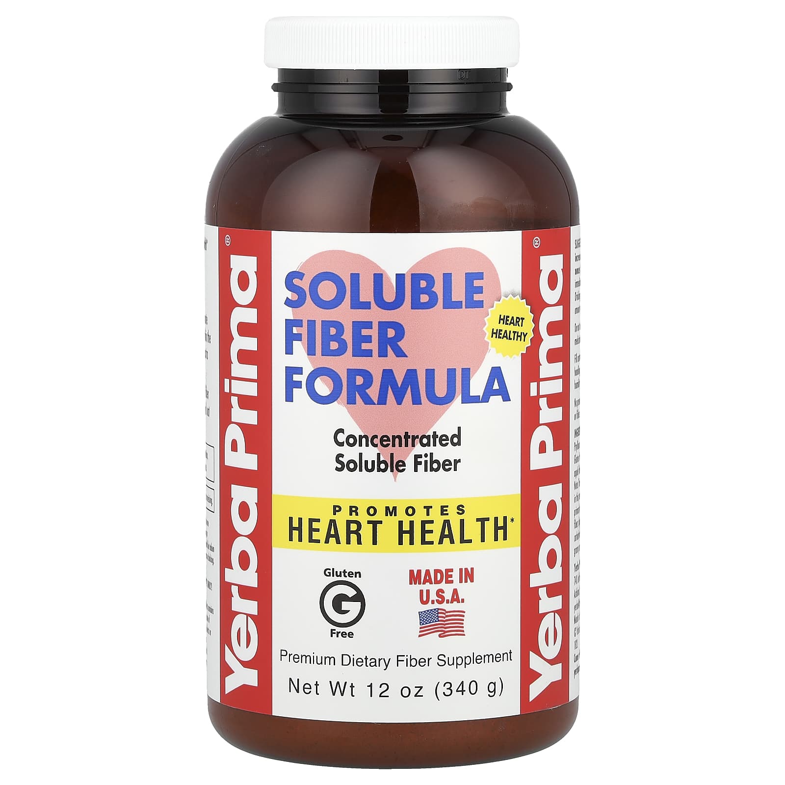 Yerba Prima, Soluble Fiber Formula, 12 oz (340 g) - Image 1