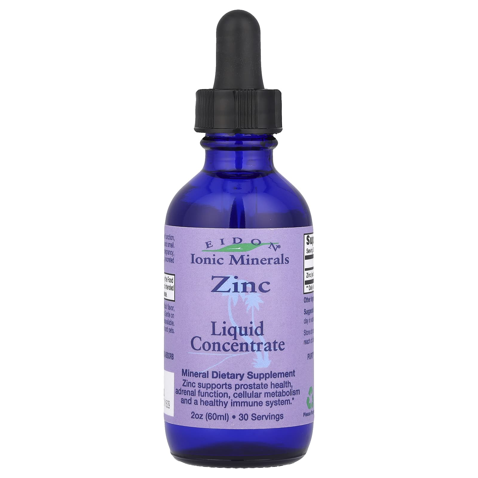 Eidon Ionic Minerals - Zinc Liquid Concentrate for Immune Health - Image 1
