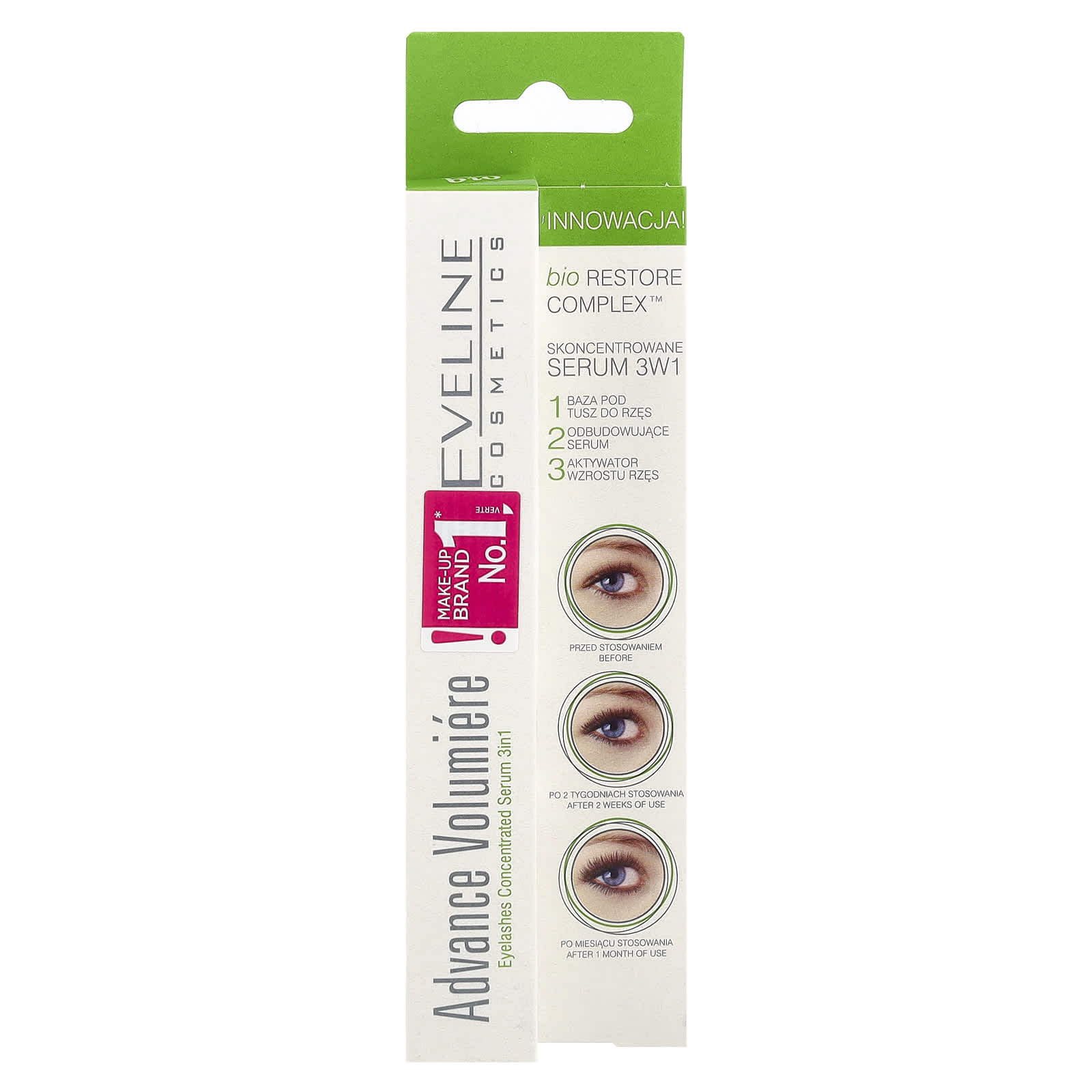 Eveline Cosmetics Advanced Eyelash Serum 3-in-1 Volume and Growth - Image 2
