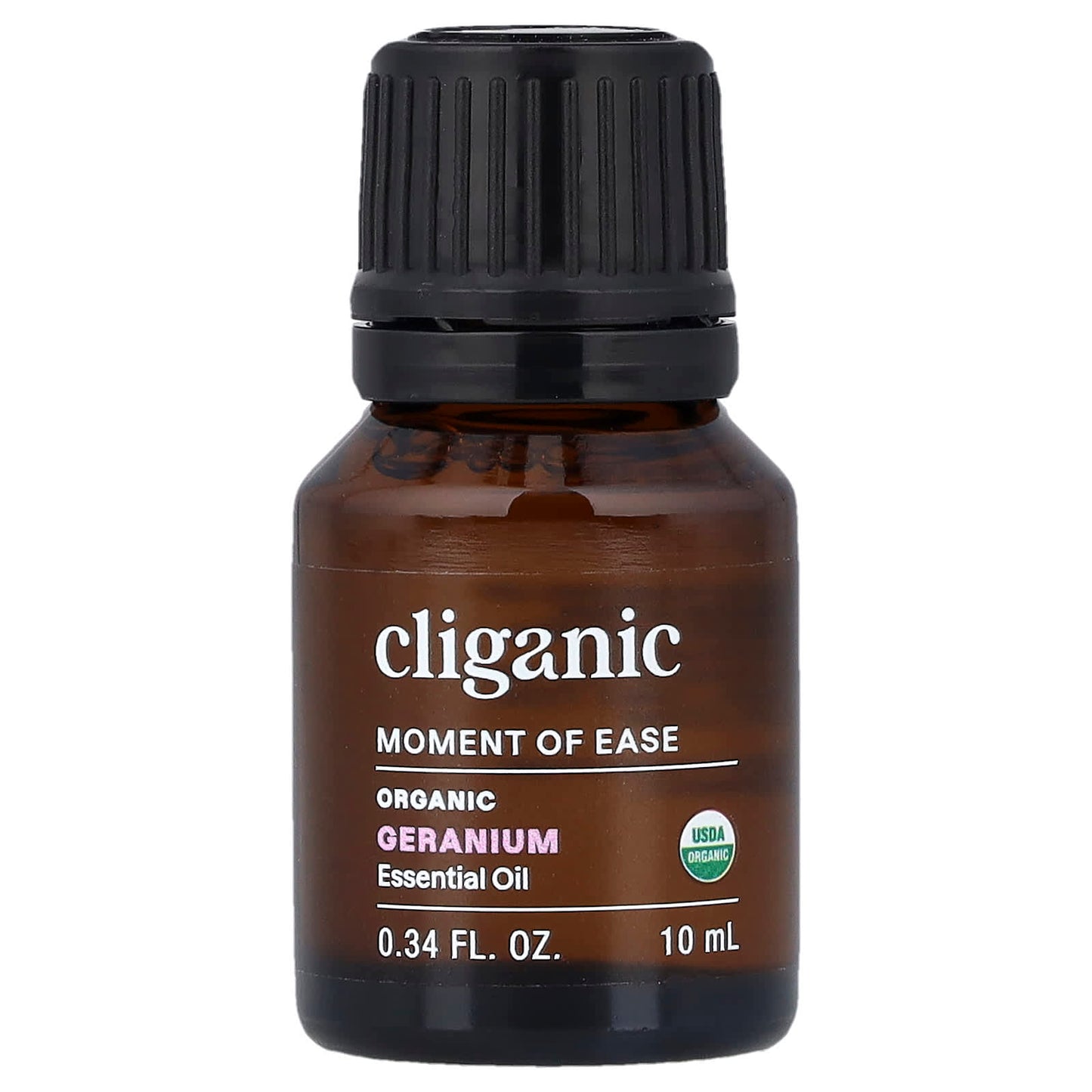 Cliganic Geranium Essential Oil - 100% Pure, USDA Organic, 0.34 fl oz - Image 1