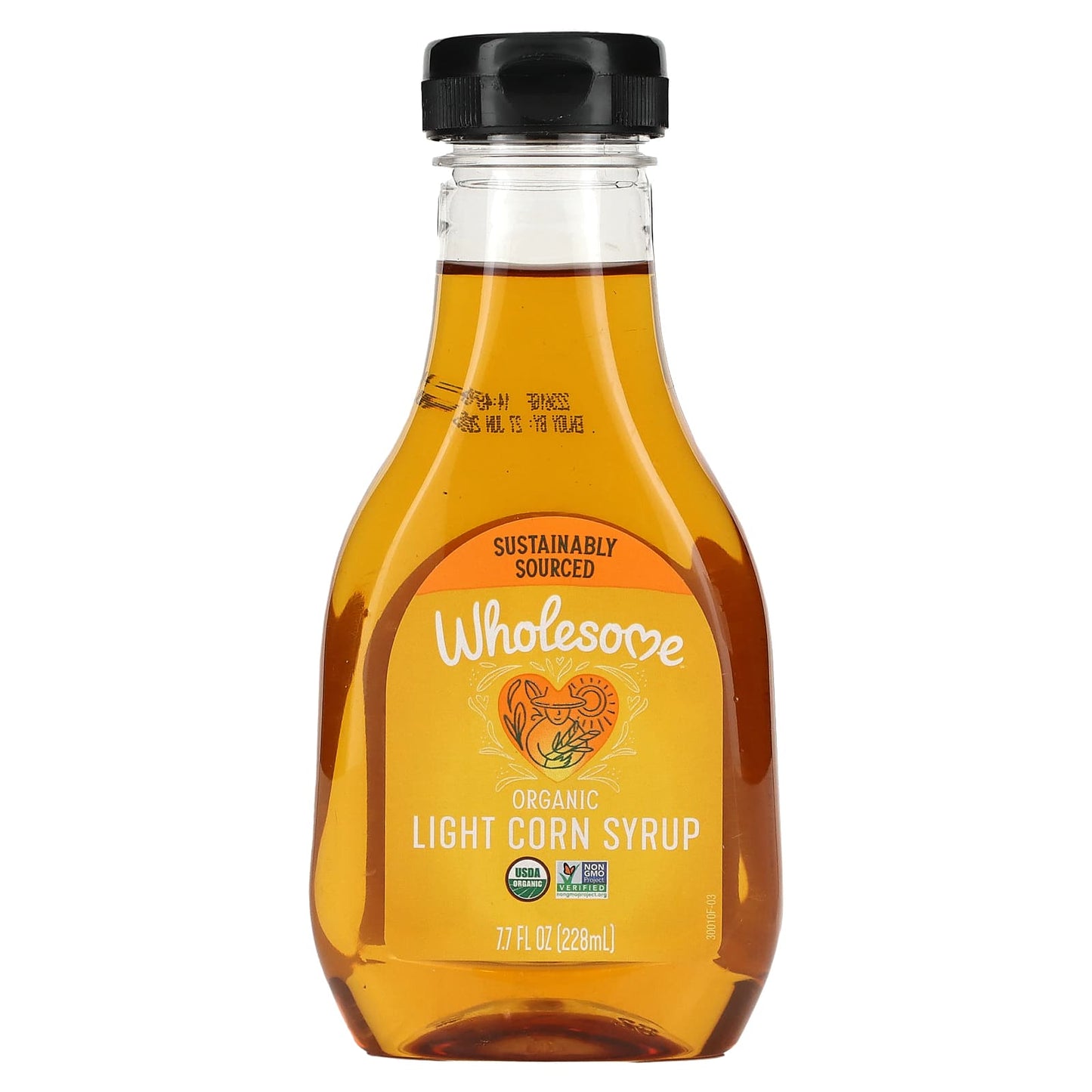 Wholesome Sweeteners, Organic Light Corn Syrup, 7.7 fl oz (228 g) - Image 1