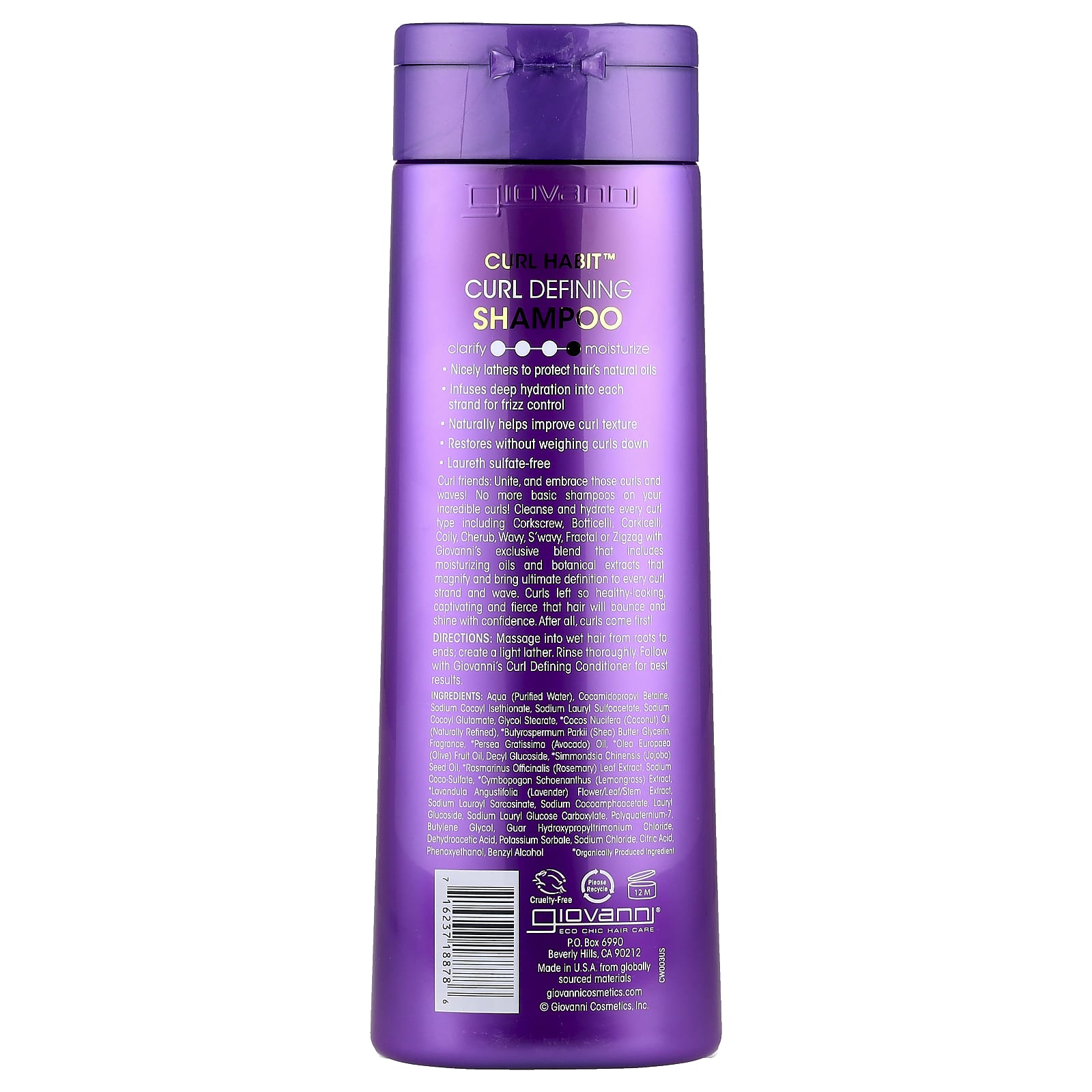 Giovanni Curl Defining Shampoo for All Curl Types & Textured Hair - Image 2