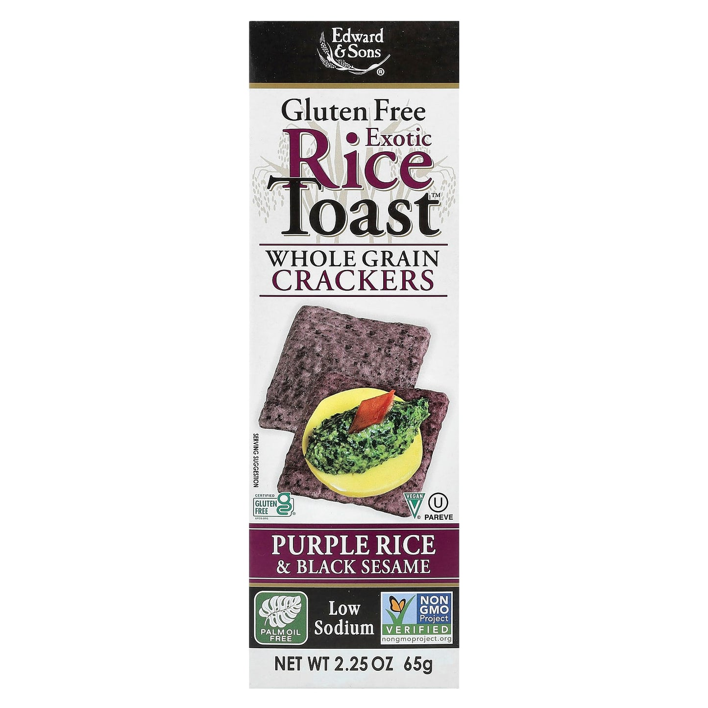Gluten-Free Exotic Rice Toast by Edward & Sons - Whole Grain Crackers - Image 1