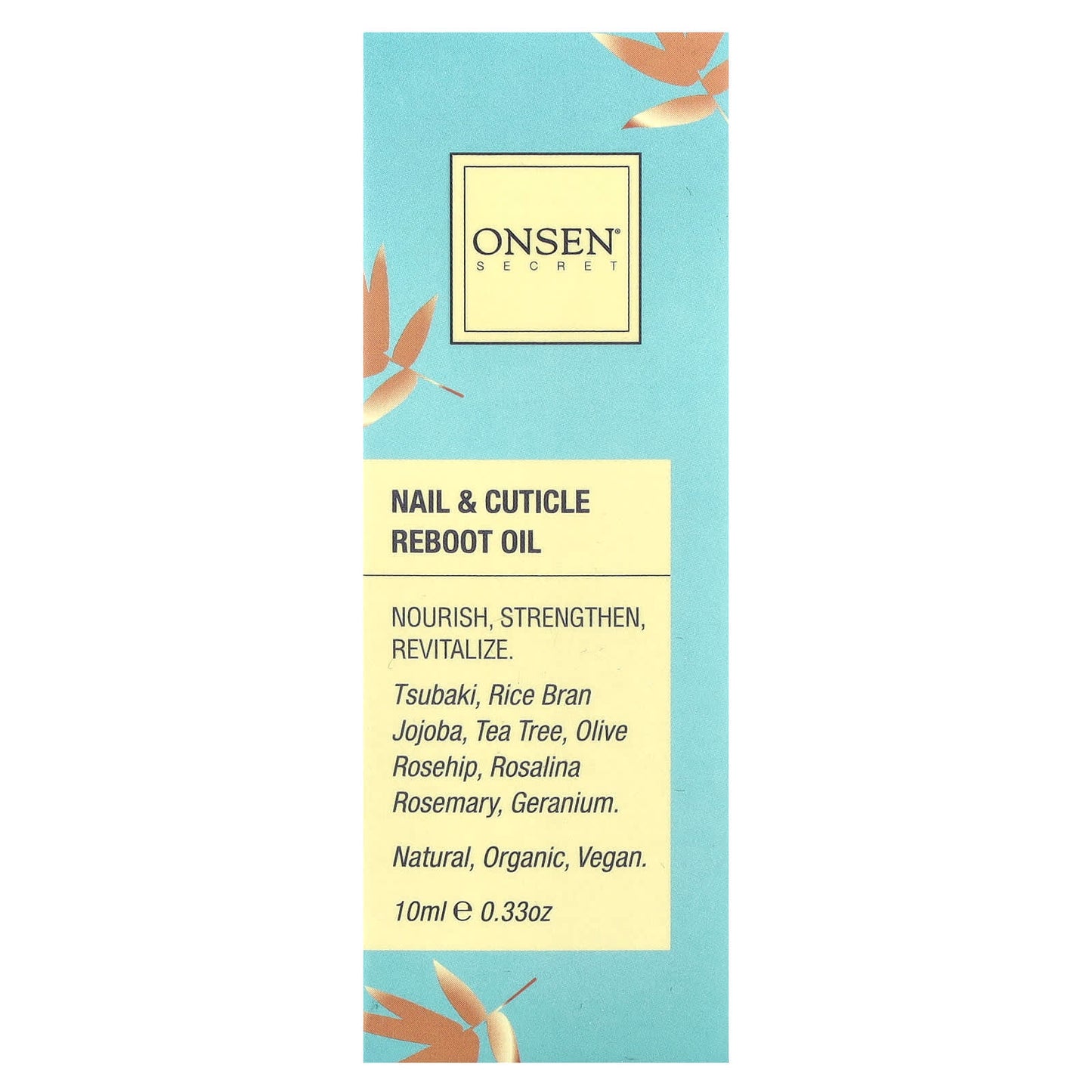 Onsen Secret, Nail & Cuticle Reboot Oil, 0.33 oz (10 ml) - Image 2
