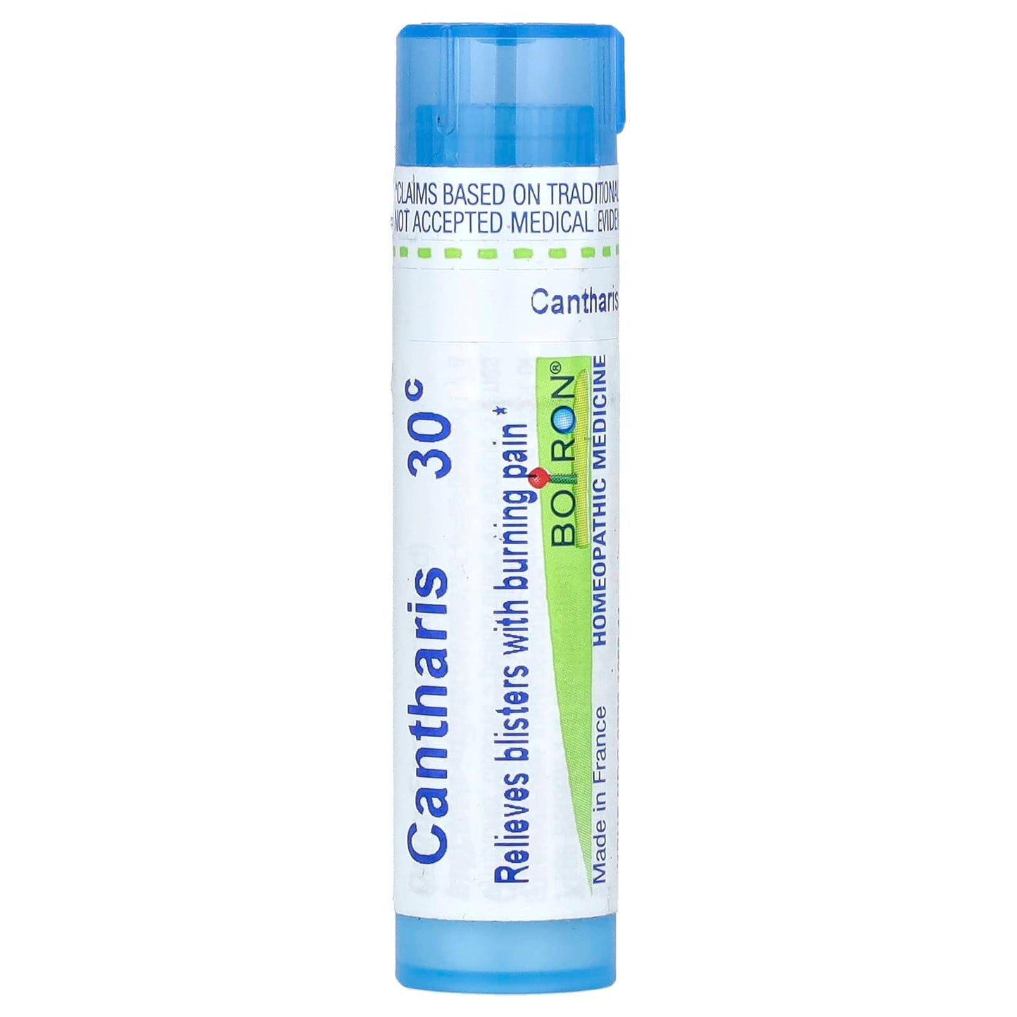 Boiron Cantharis Homeopathic Blister Relief Aid 30C, 80 Pellets - Image 1