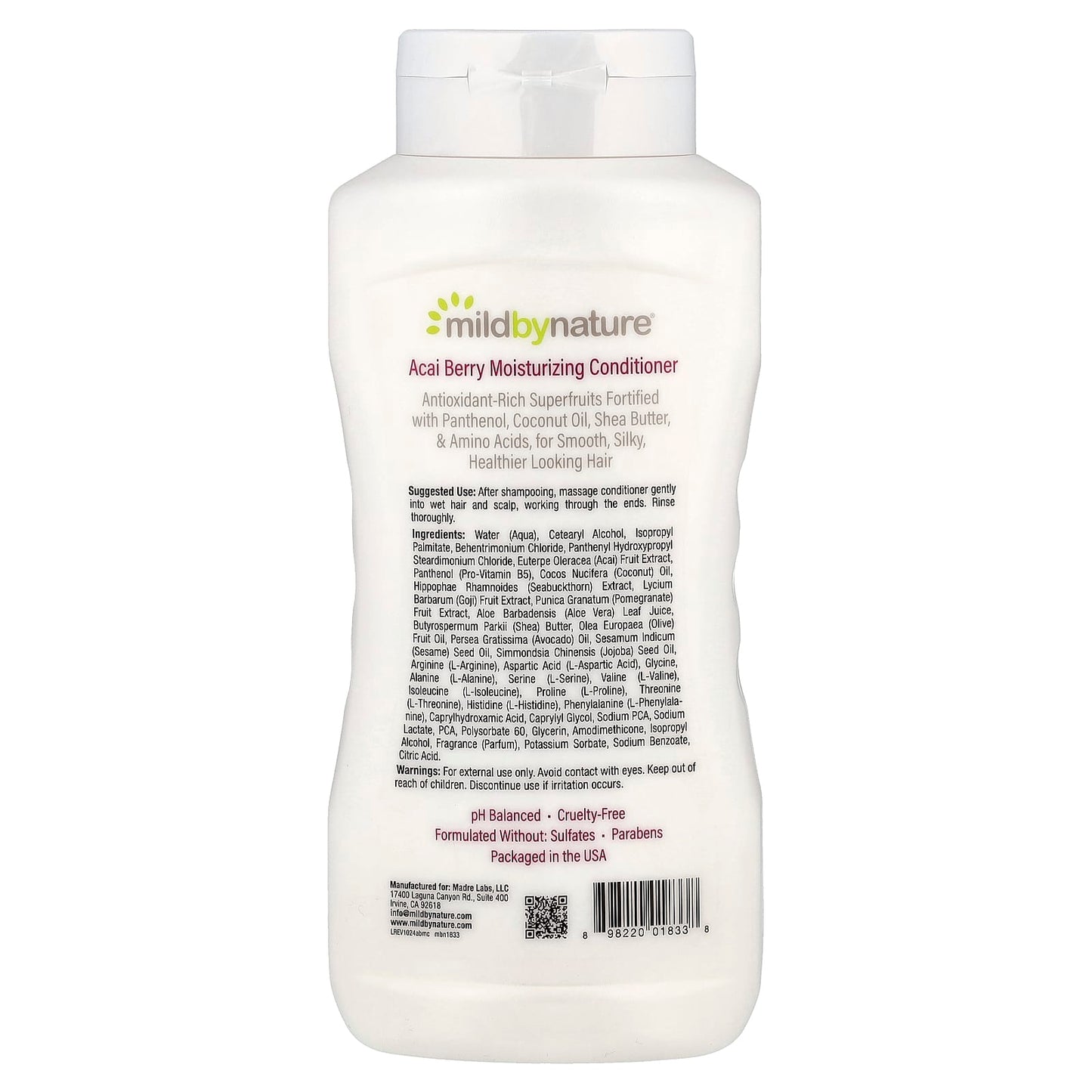 Acai Berry Moisturizing Conditioner for Smooth, Silky Hair - Image 2