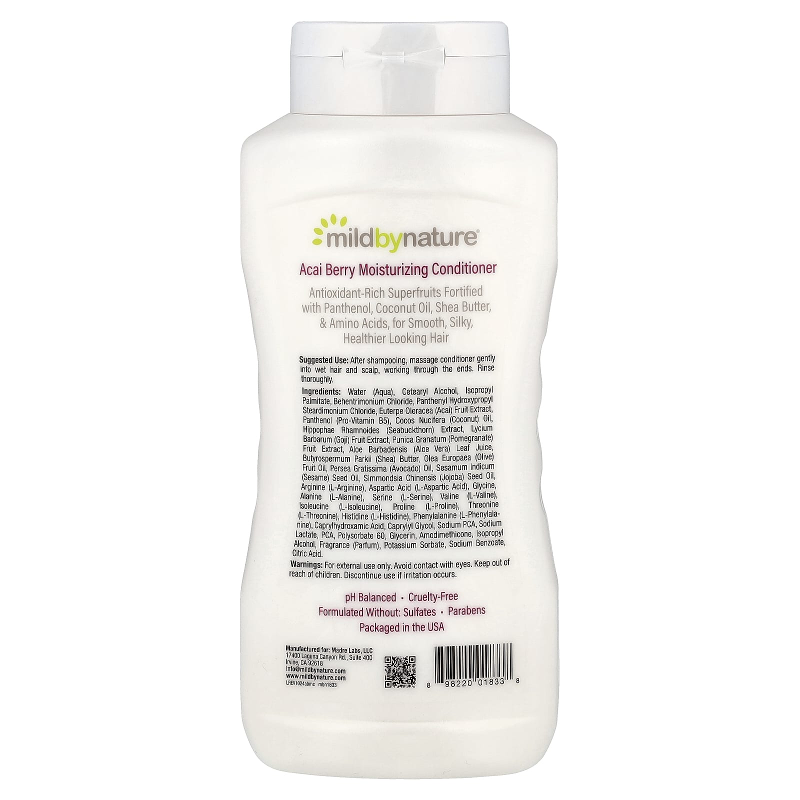 Acai Berry Moisturizing Conditioner for Smooth, Silky Hair - Image 2
