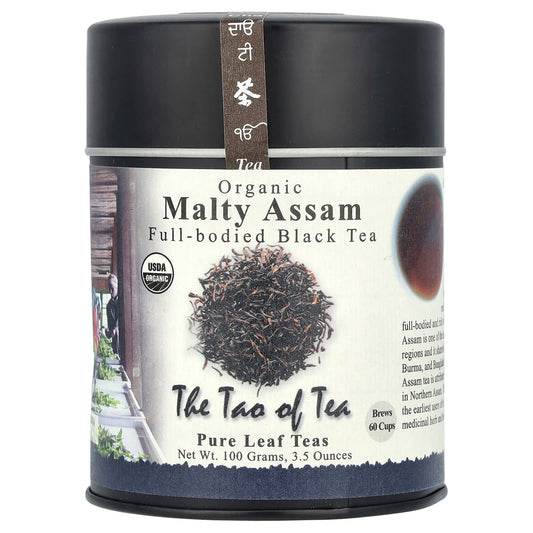 The Tao of Tea, Organic Full Bodied Black Tea, Malty Assam, 3.5 oz (100 g) - Image 1