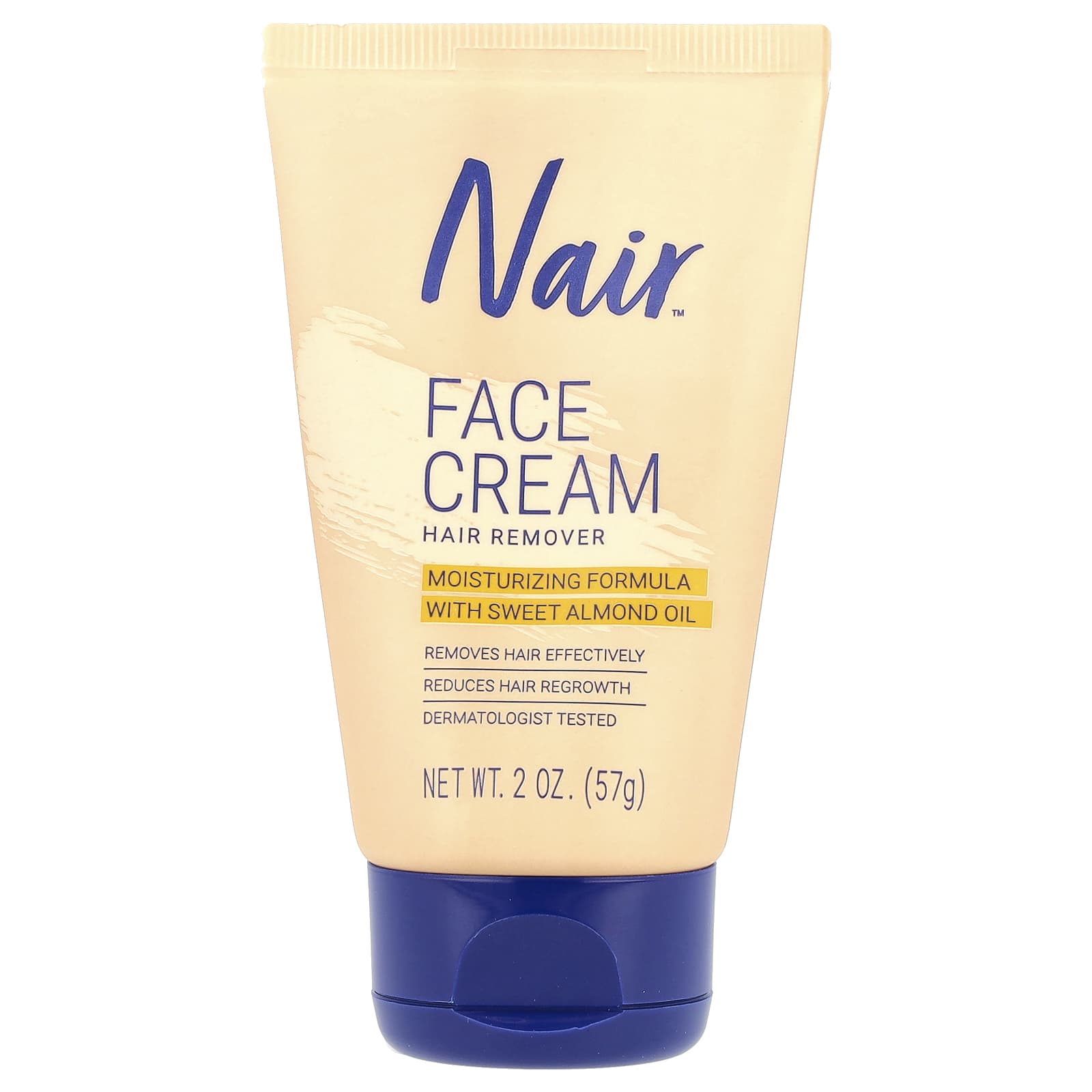 Nair, Face Cream Hair Remover, 2 oz (57 g) - Image 1