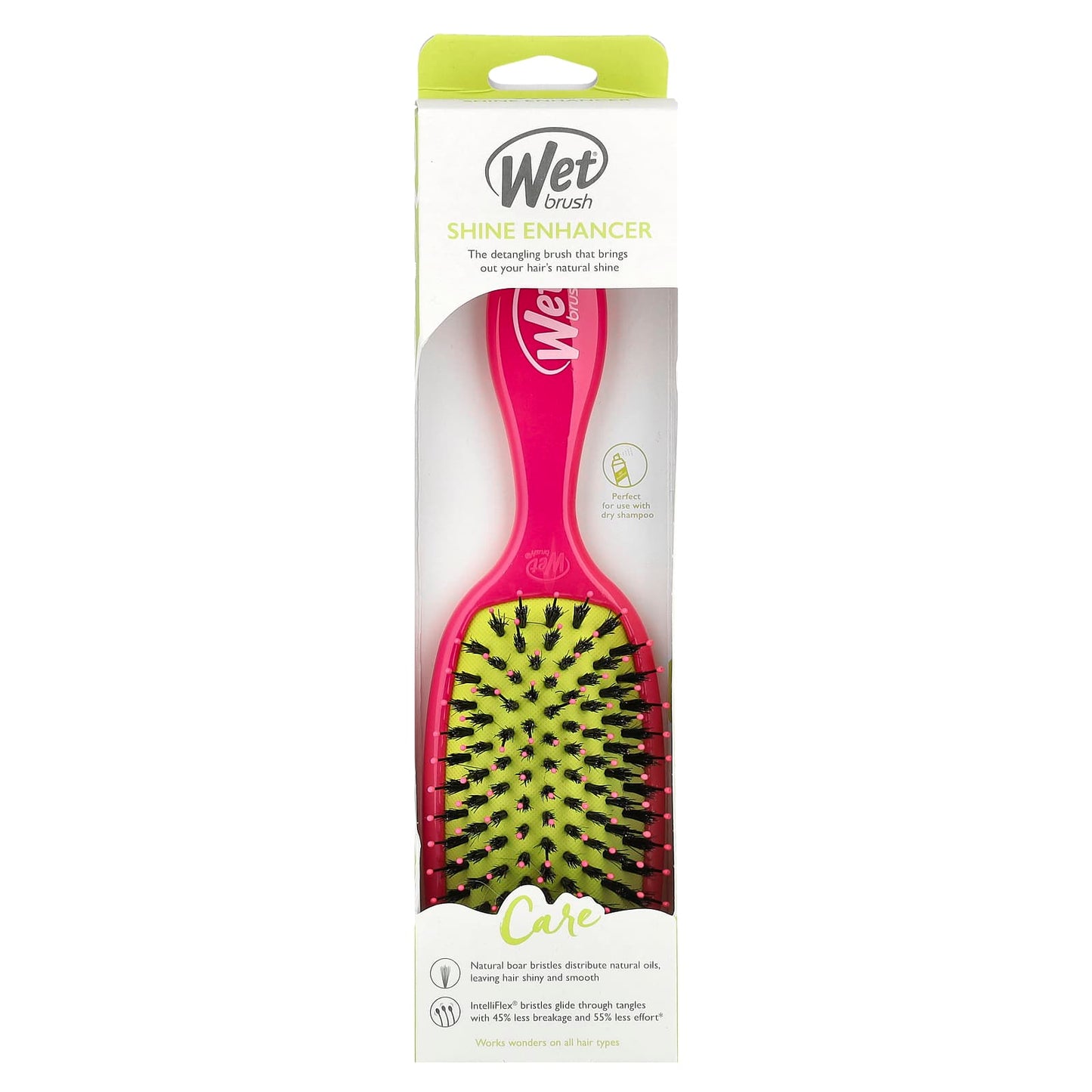 Wet Brush, Shine Enhancer Brush, Care, Pink, 1 Brush - Image 2