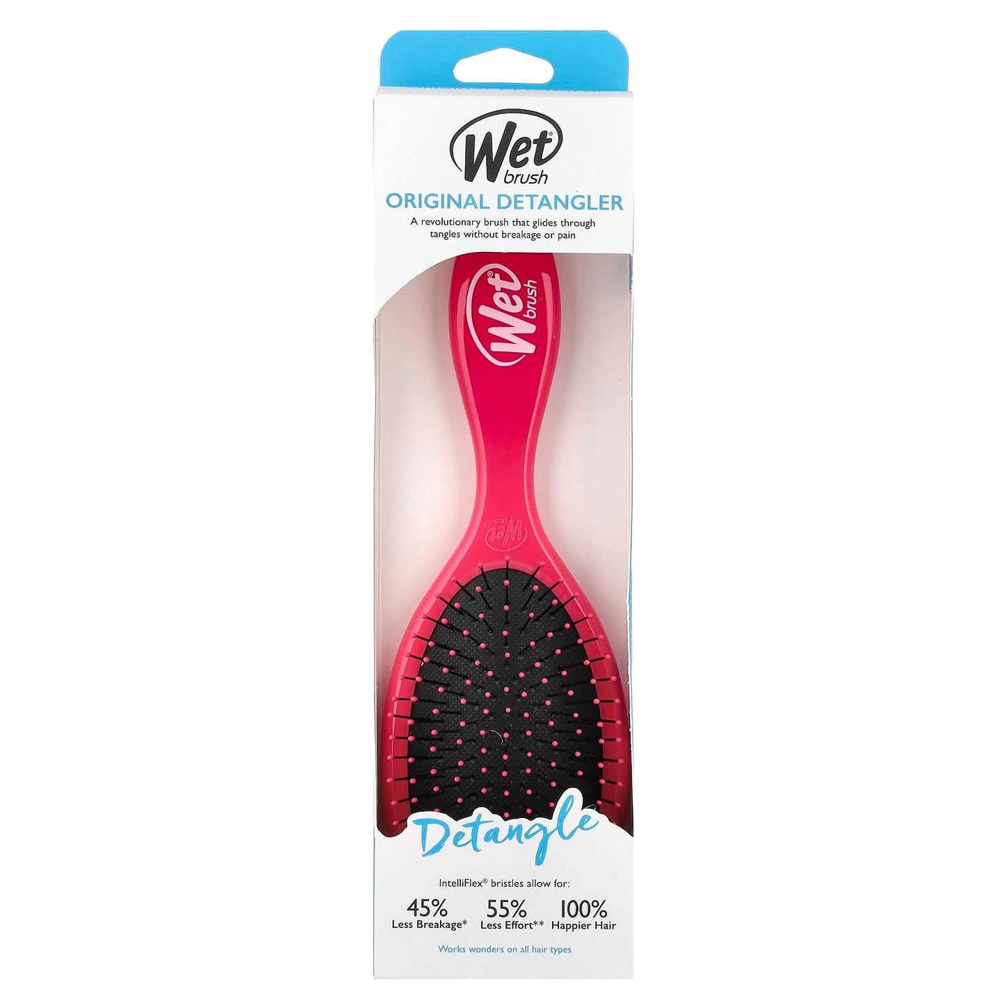 Wet Brush, Original Detangler Brush, Pink, 1 Brush - Image 2