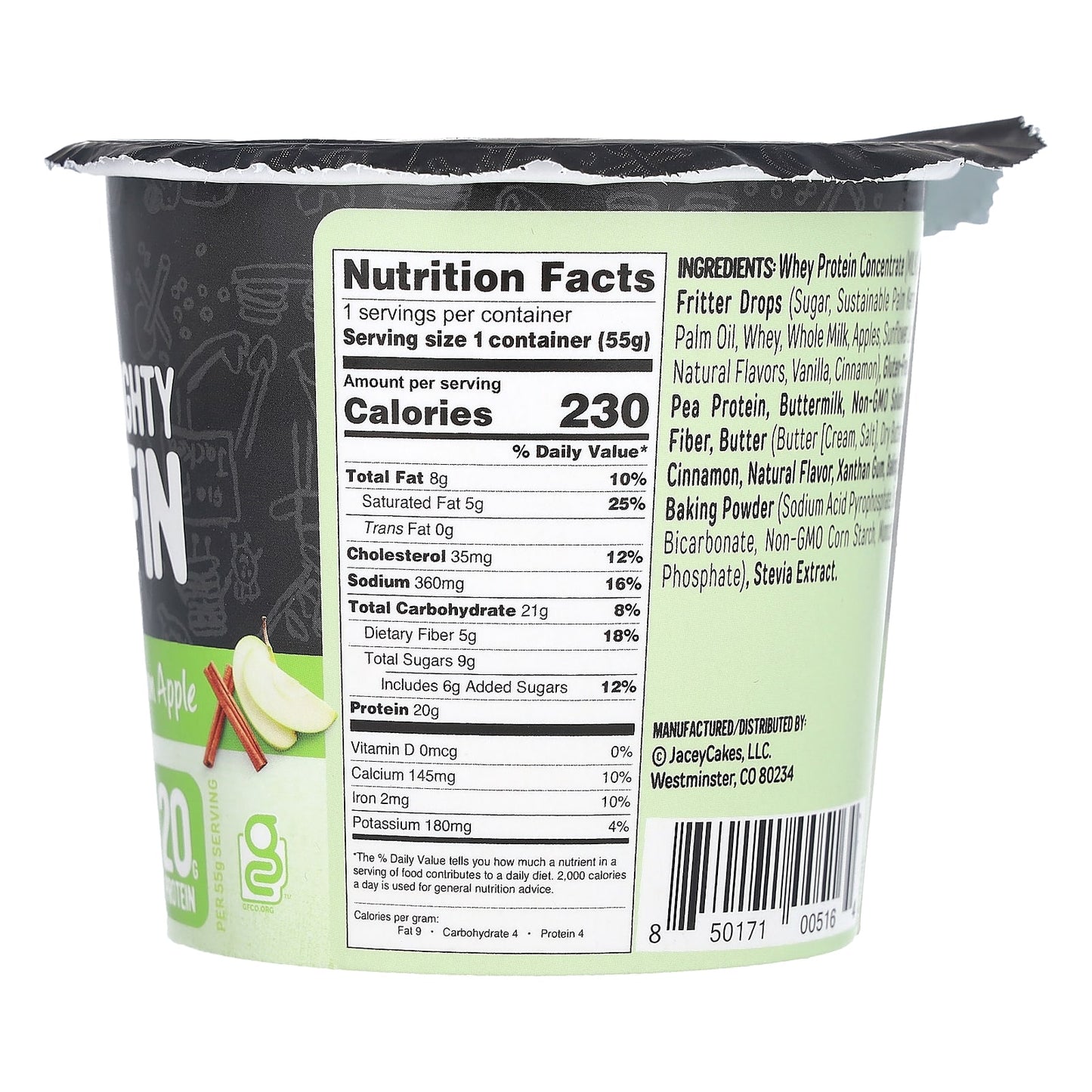 FlapJacked Mighty Muffin | 20g Protein, Gluten-Free, Ready in 30 Sec - Image 2
