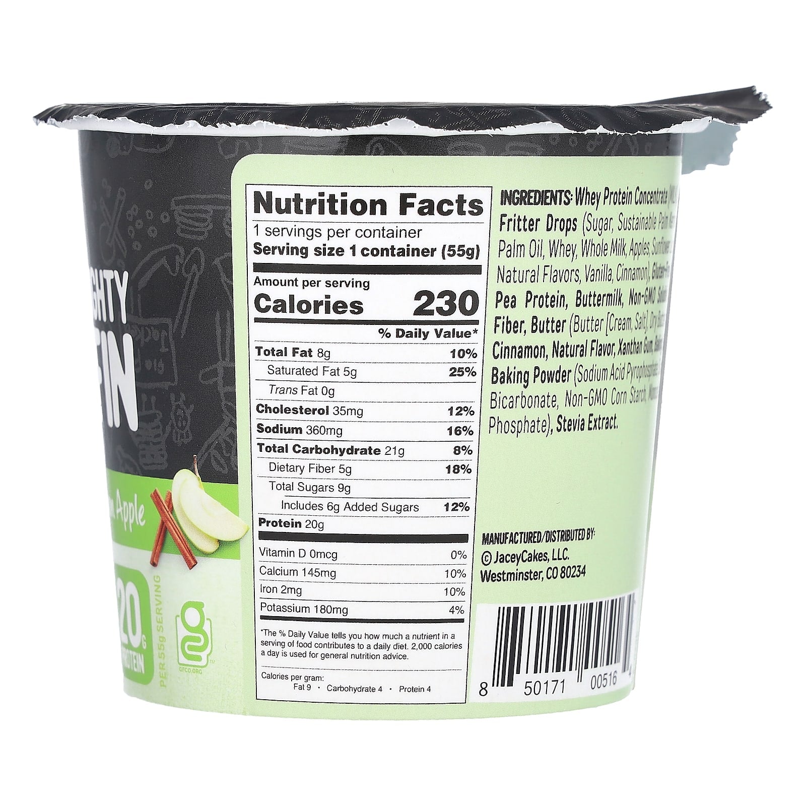 FlapJacked Mighty Muffin | 20g Protein, Gluten-Free, Ready in 30 Sec - Image 2