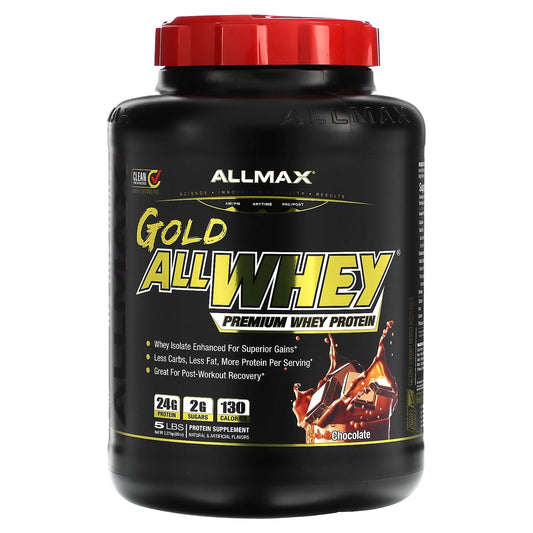 Premium GOLD ALLWHEY Whey Protein Powder for Lean Muscle Gains - Image 1