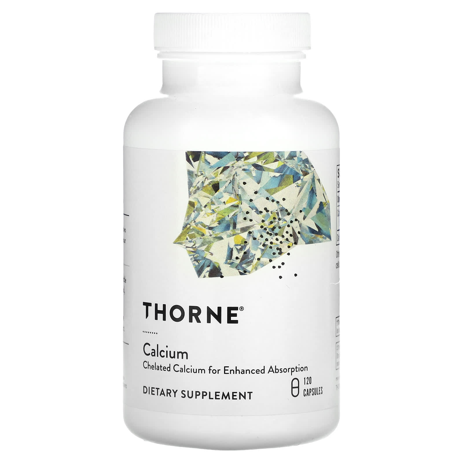 Thorne, Calcium, 120 Capsules (250 mg per Capsule)