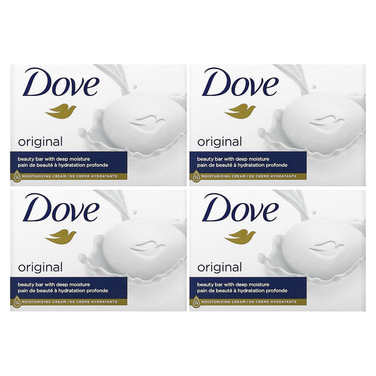 Dove Deep Moisture Beauty Bar - 4 Bars, 3.75 oz Each - Image 1