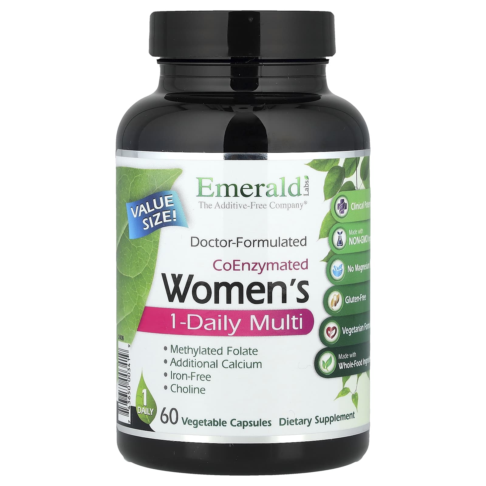 Emerald Laboratories Women's 1-Daily Multi Vitamin, Non-GMO, Gluten-Free - Image 1