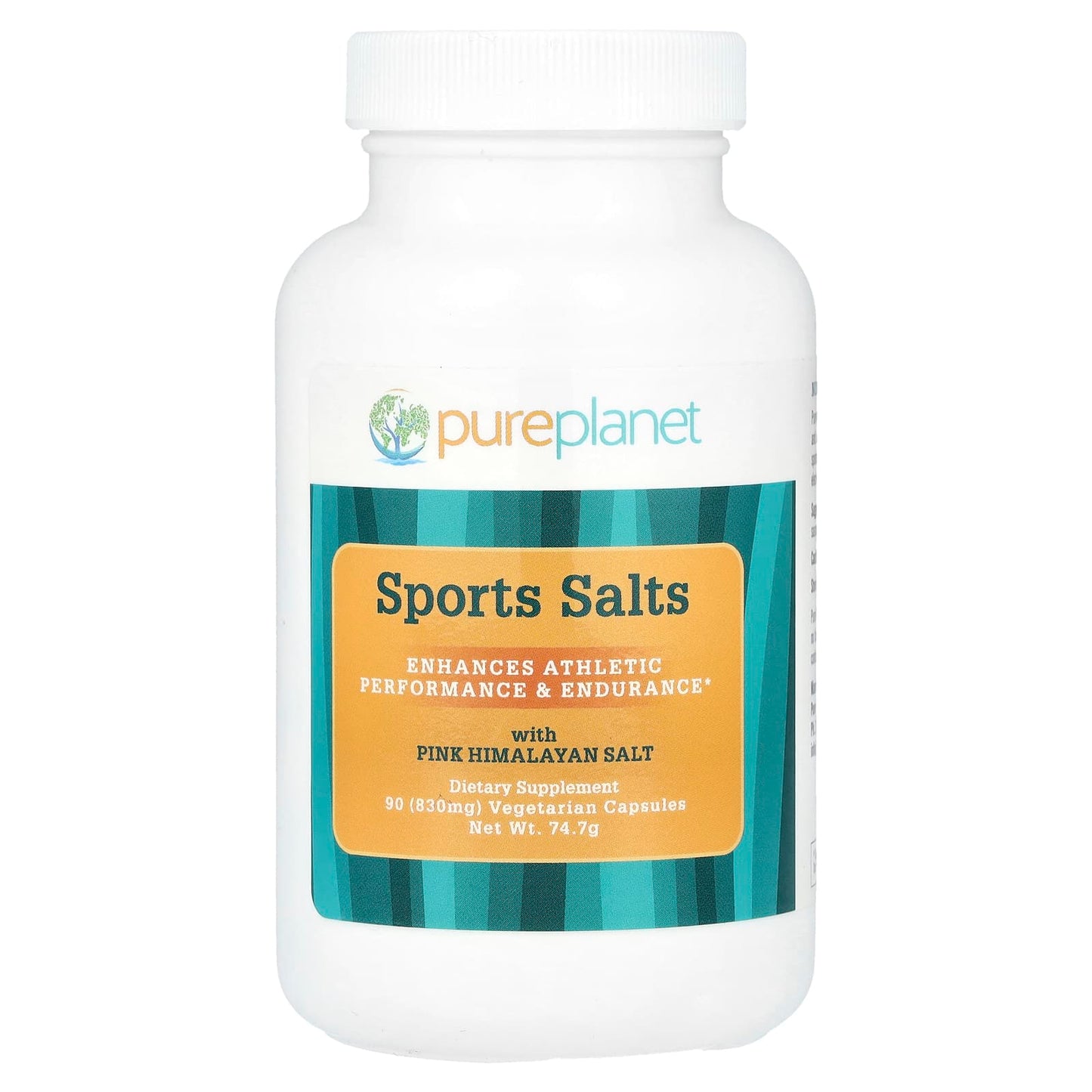 Pure Planet, Sports Salts, 90 Vegetarian Capsules - Image 1