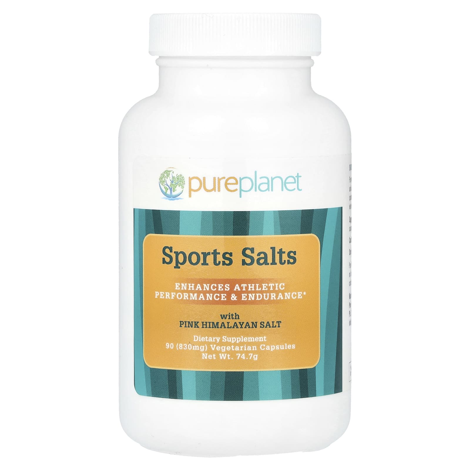 Pure Planet, Sports Salts, 90 Vegetarian Capsules - Image 1