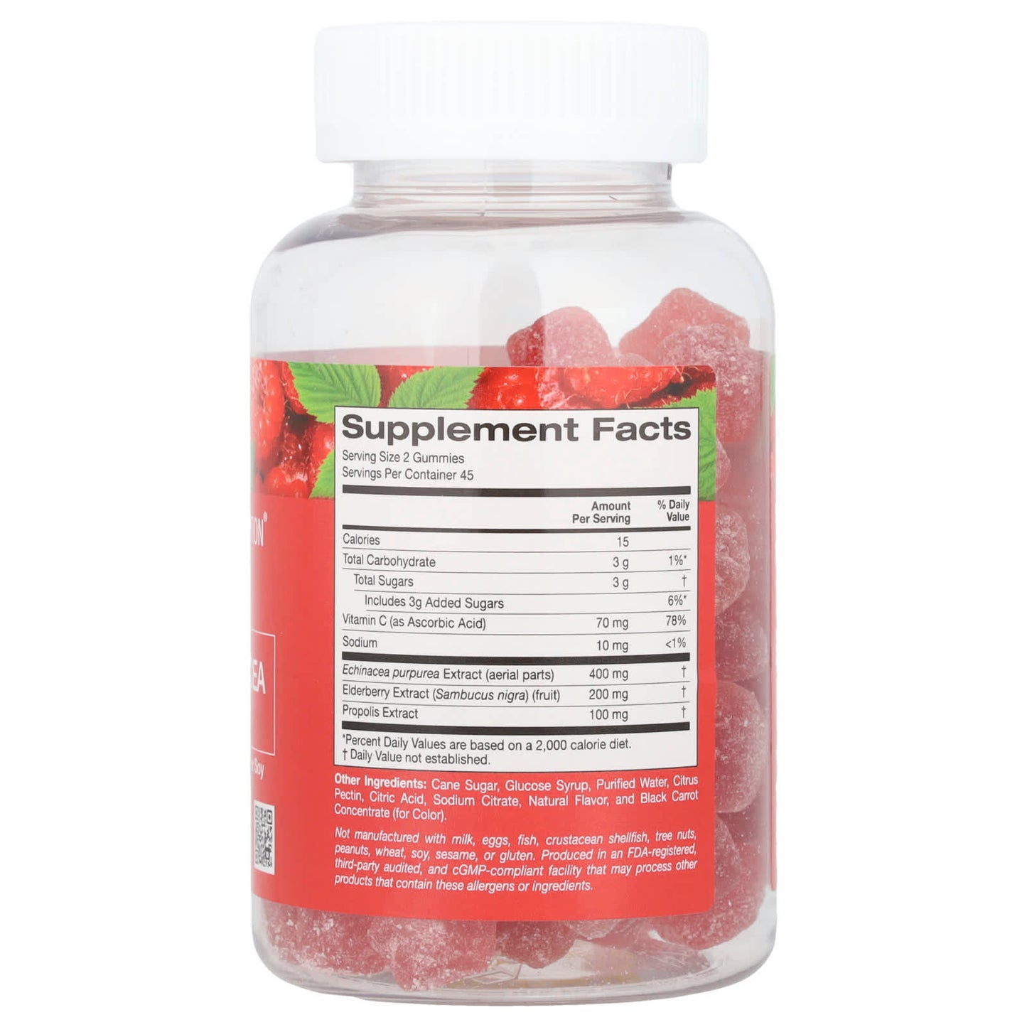 California Gold Nutrition Propolis & Echinacea Gummies, Immune Support, 90 Veggie Gummies - Image 2