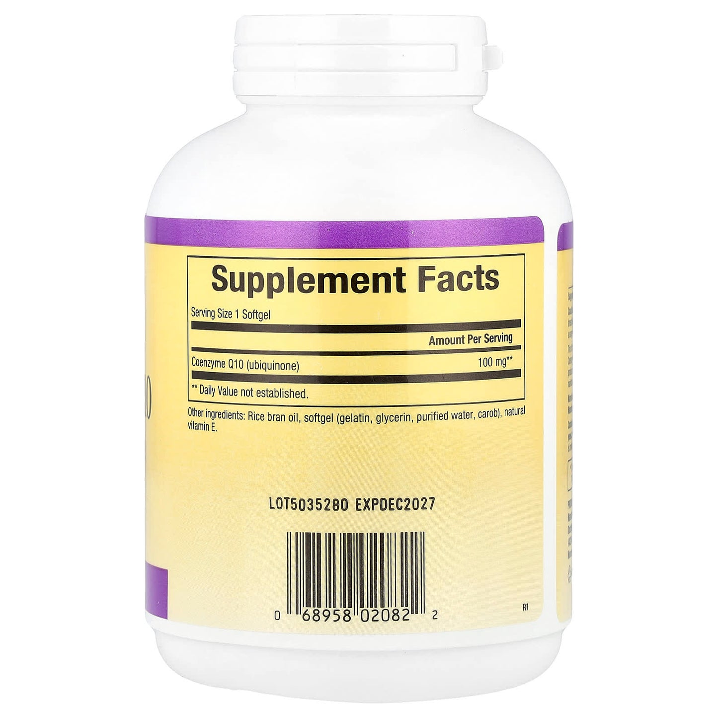 Natural Factors, Coenzyme Q10, 100 mg, 240 Softgels - Image 2