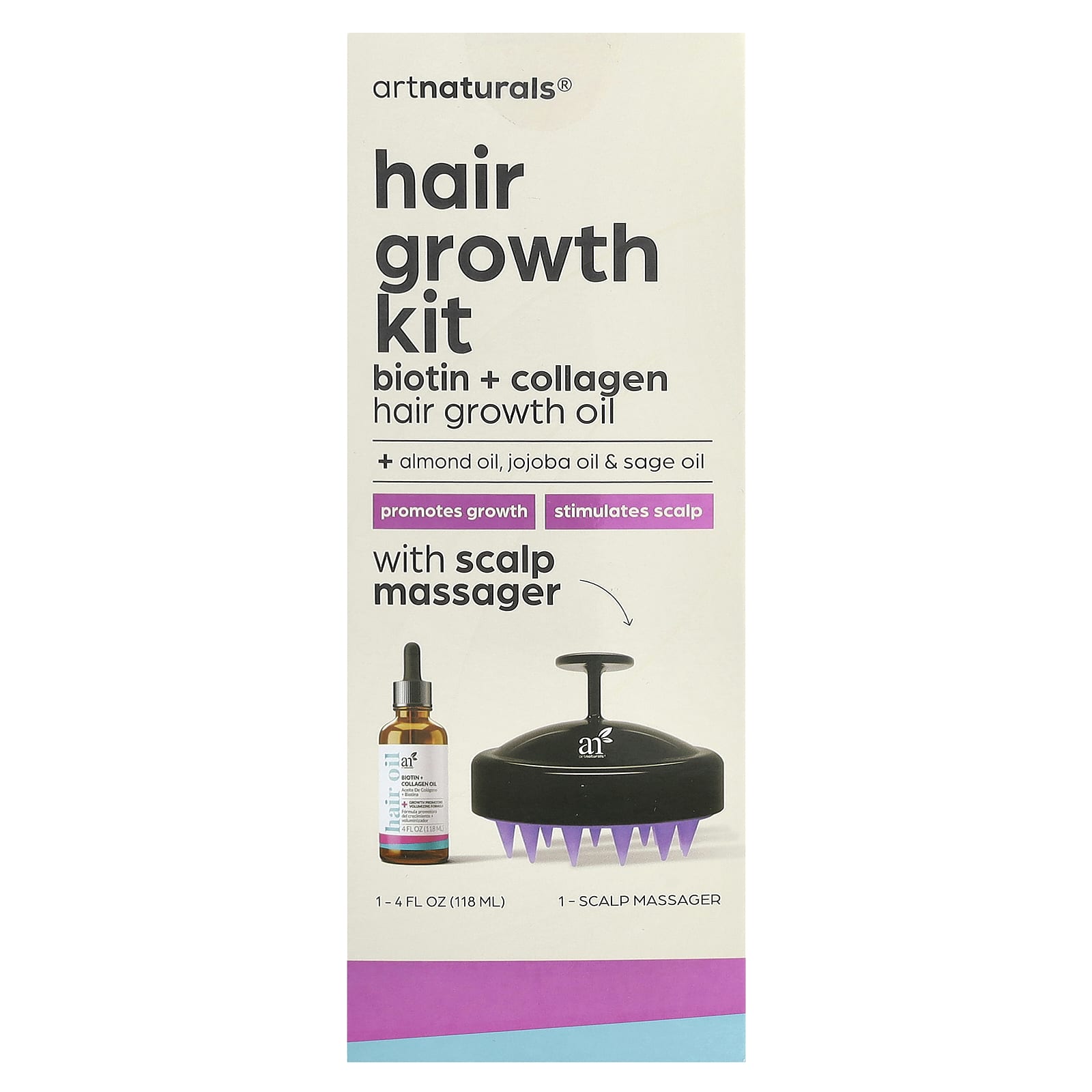 Biotin Collagen Hair Growth Kit by artnaturals - Image 2