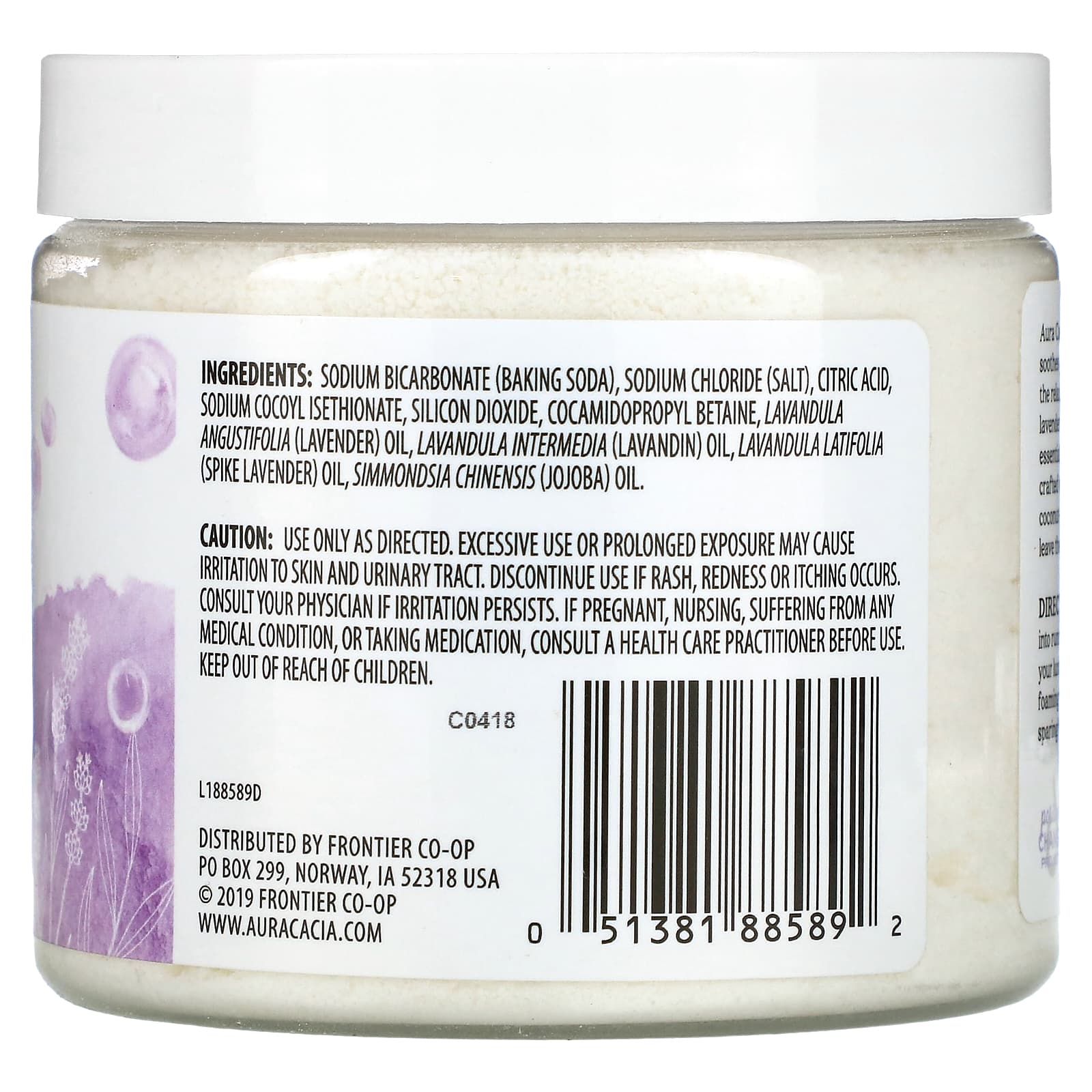 Lavender Relaxation Bath for Softer Skin and Calmer Mind - 14oz - Image 2