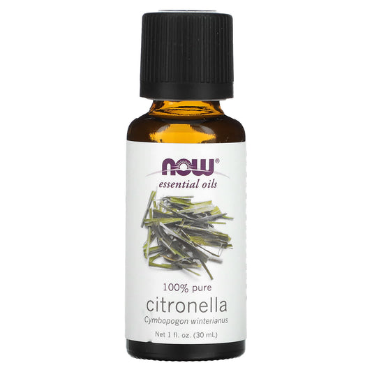 NOW Foods, Essential Oils, Citronella, 1 fl oz (30 ml) - Image 1