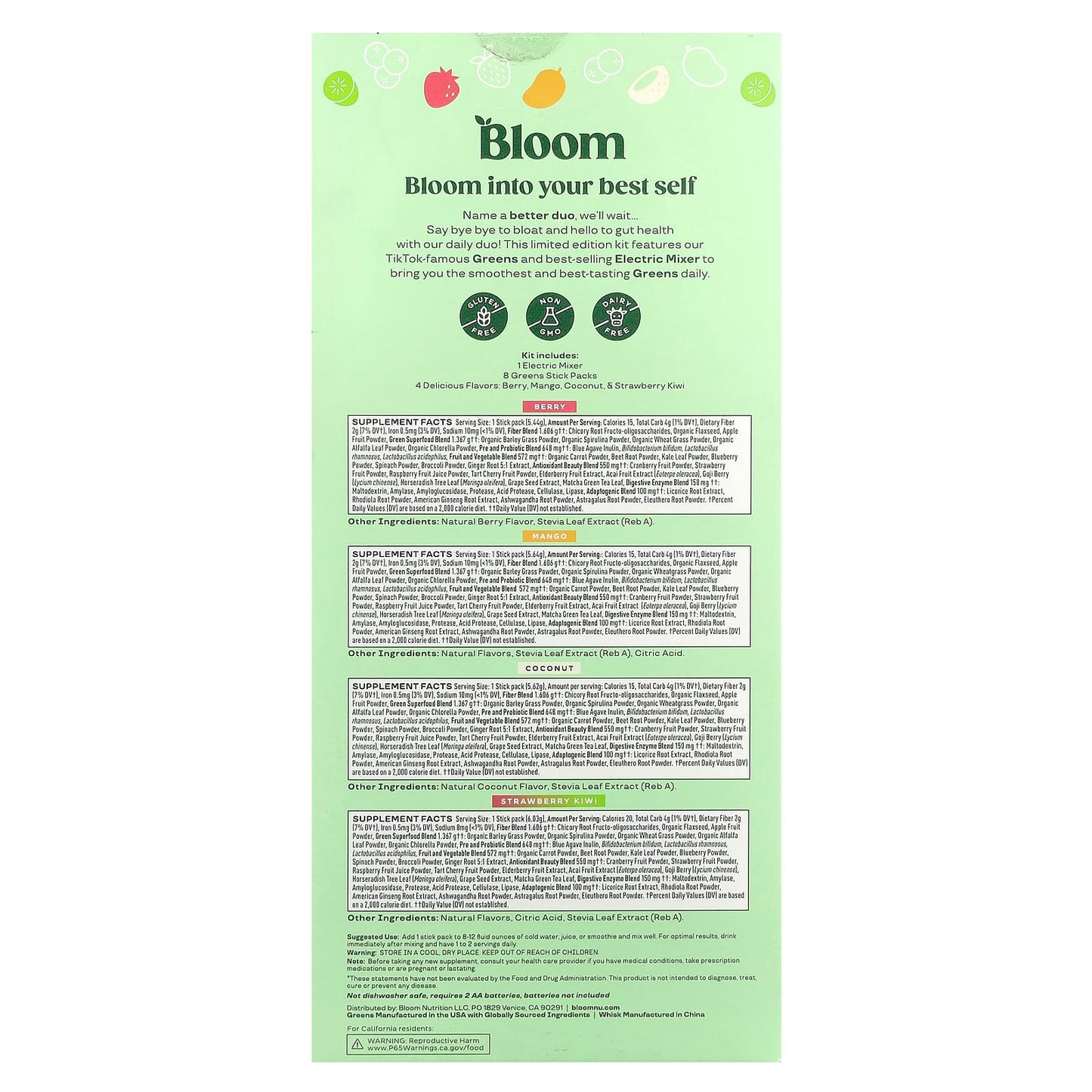 Boost Gut Health with Bloom's Ultimate Greens Routine Kit - Image 2