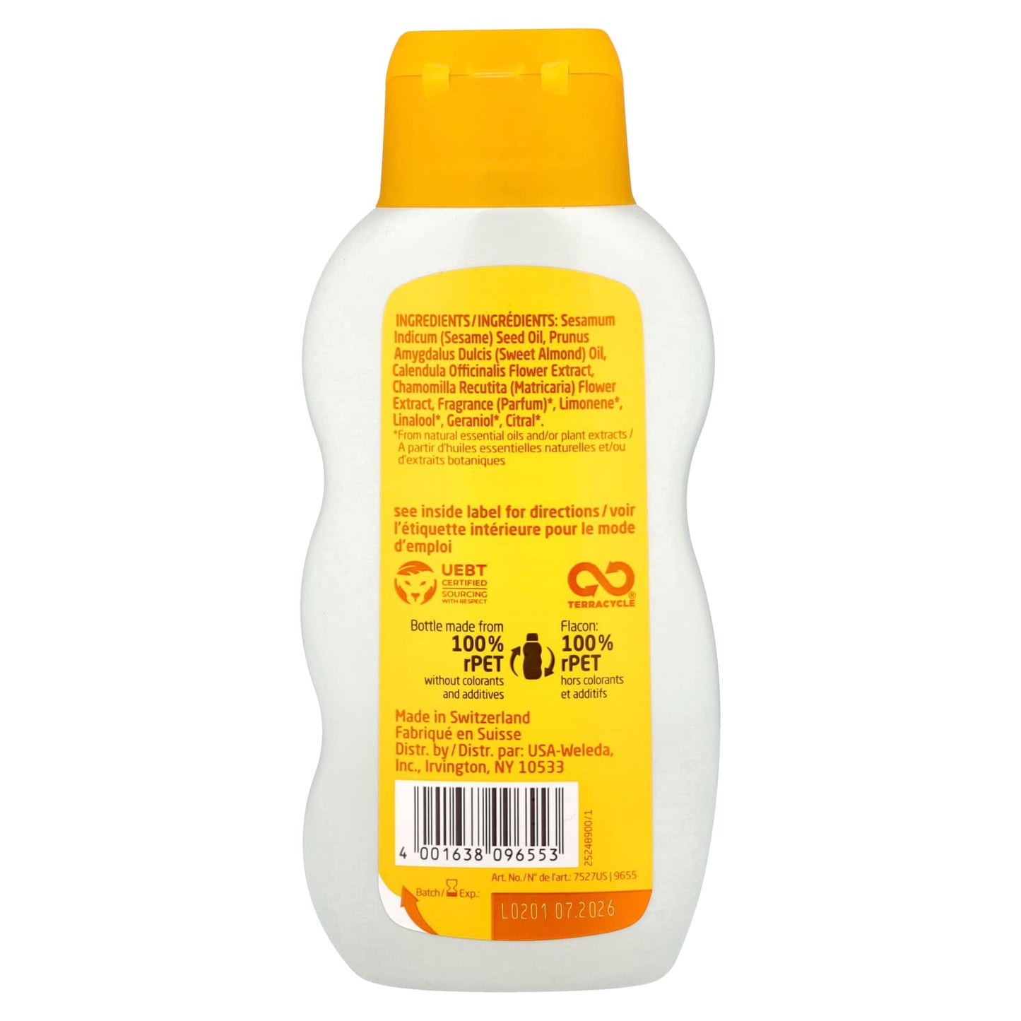 Weleda, Baby, Comforting Baby Oil, Calendula Extracts, 6.8 fl oz (200 ml) - Image 2