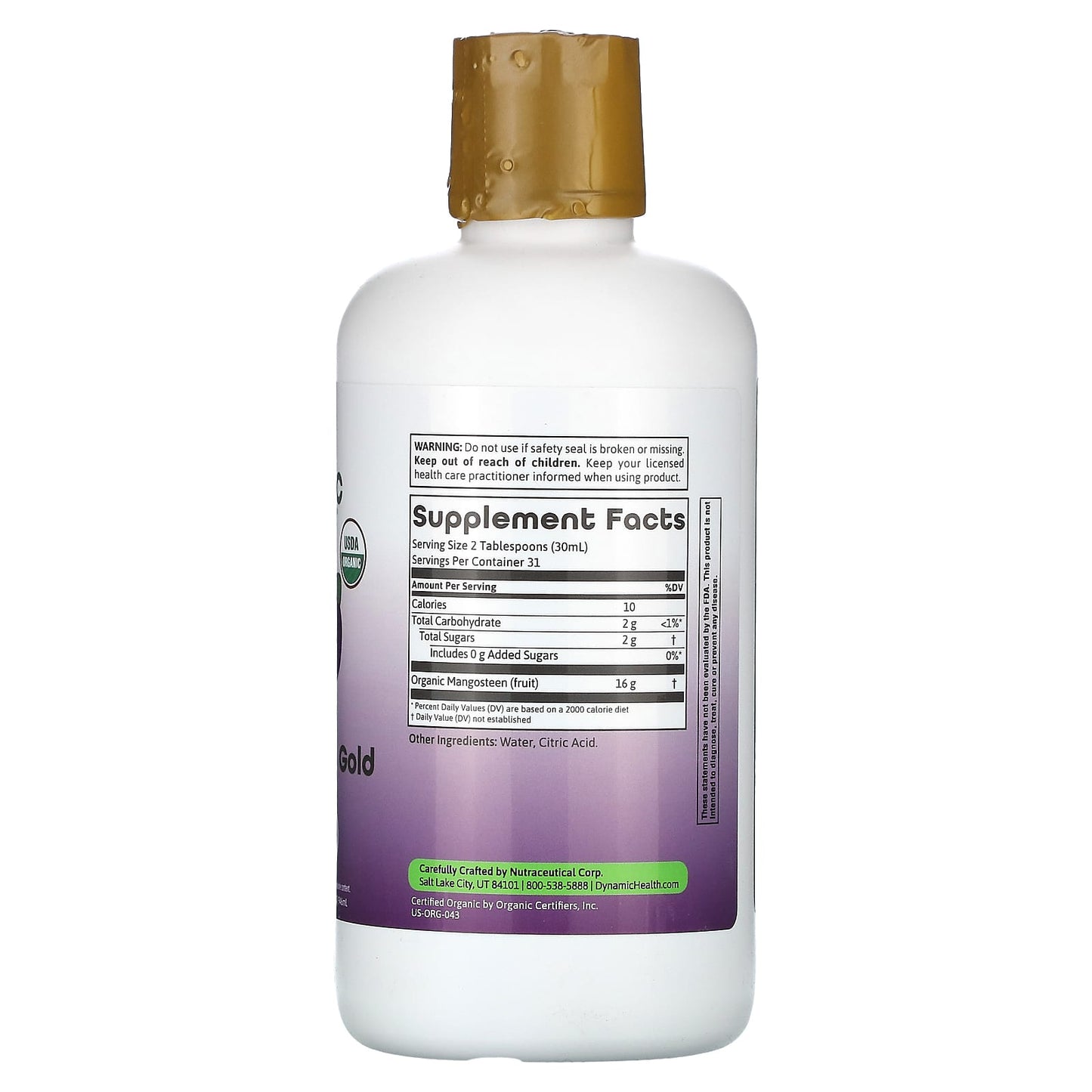 Mangosteen Gold Juice Concentrate - USDA Organic, No Added Sugar - Image 2