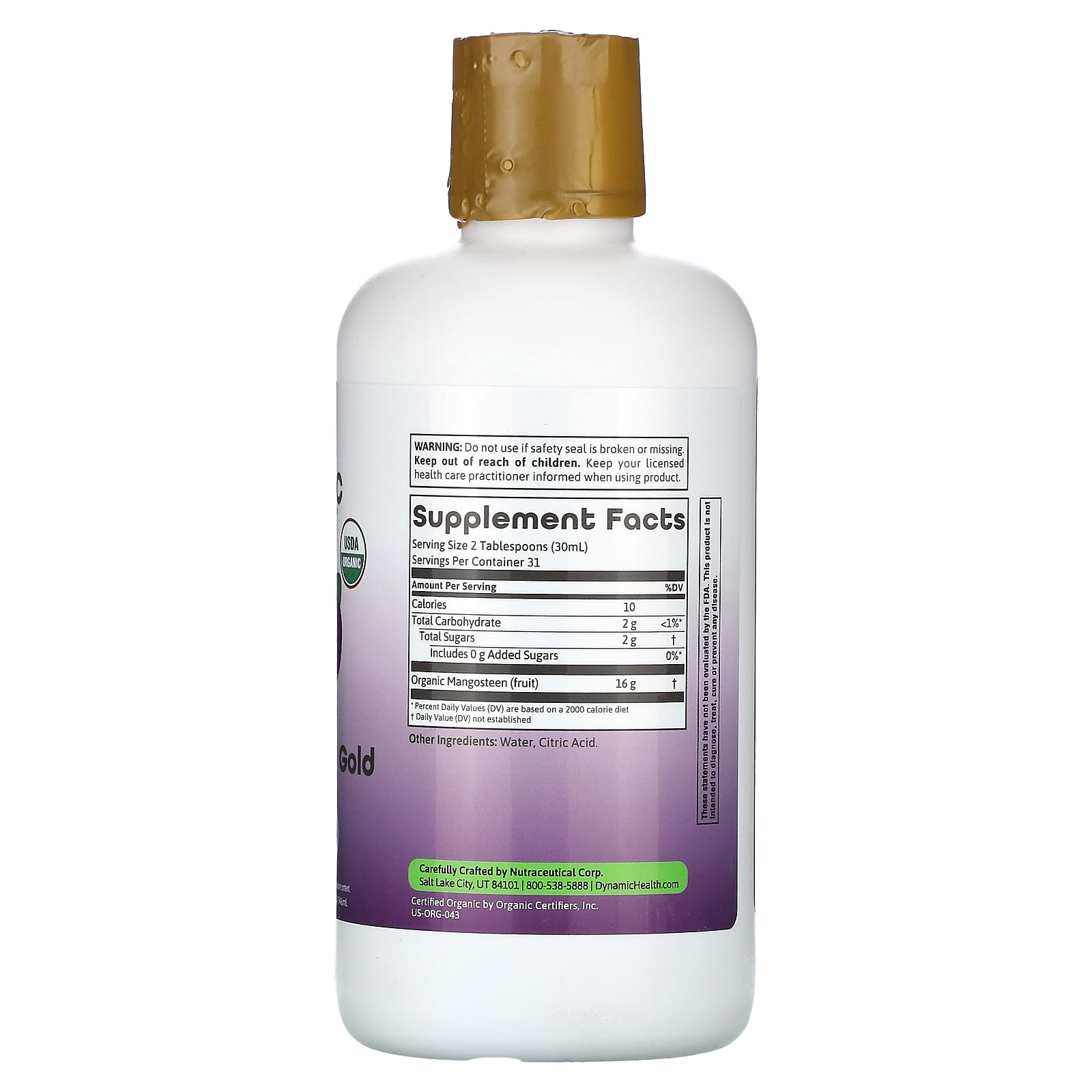 Mangosteen Gold Juice Concentrate - USDA Organic, No Added Sugar - Image 2