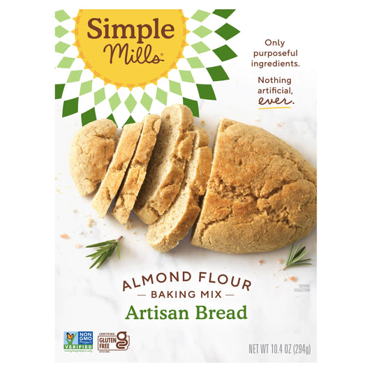 Simple Mills, Almond Flour Baking Mix, Artisan Bread , 10.4 oz (294 g) - Image 1