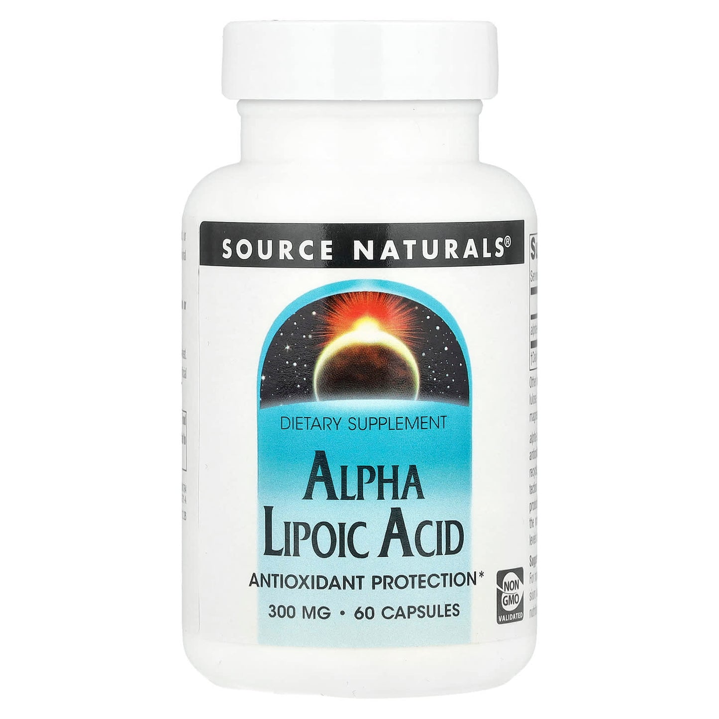 Source Naturals, Alpha Lipoic Acid, 300 mg, 60 Capsules - Image 1