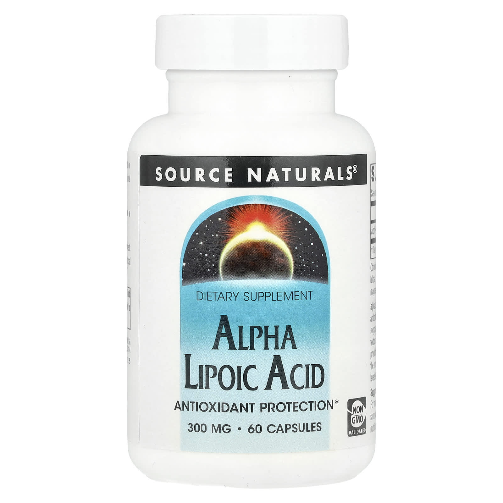 Source Naturals, Alpha Lipoic Acid, 300 mg, 60 Capsules - Image 1