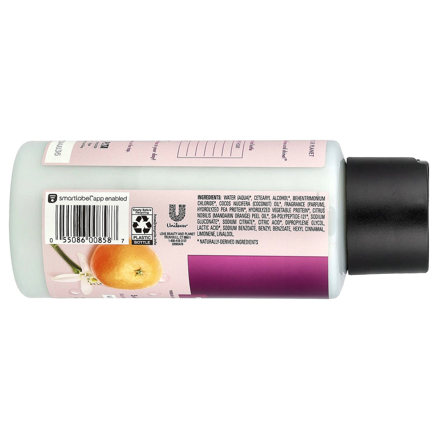 Love Beauty and Planet, 5 in 1 Multi-Benefit Vegan Conditioner, Vegan Keratin & Sun-Kissed Mandarin, 13.5 fl oz (400 ml) - Image 2