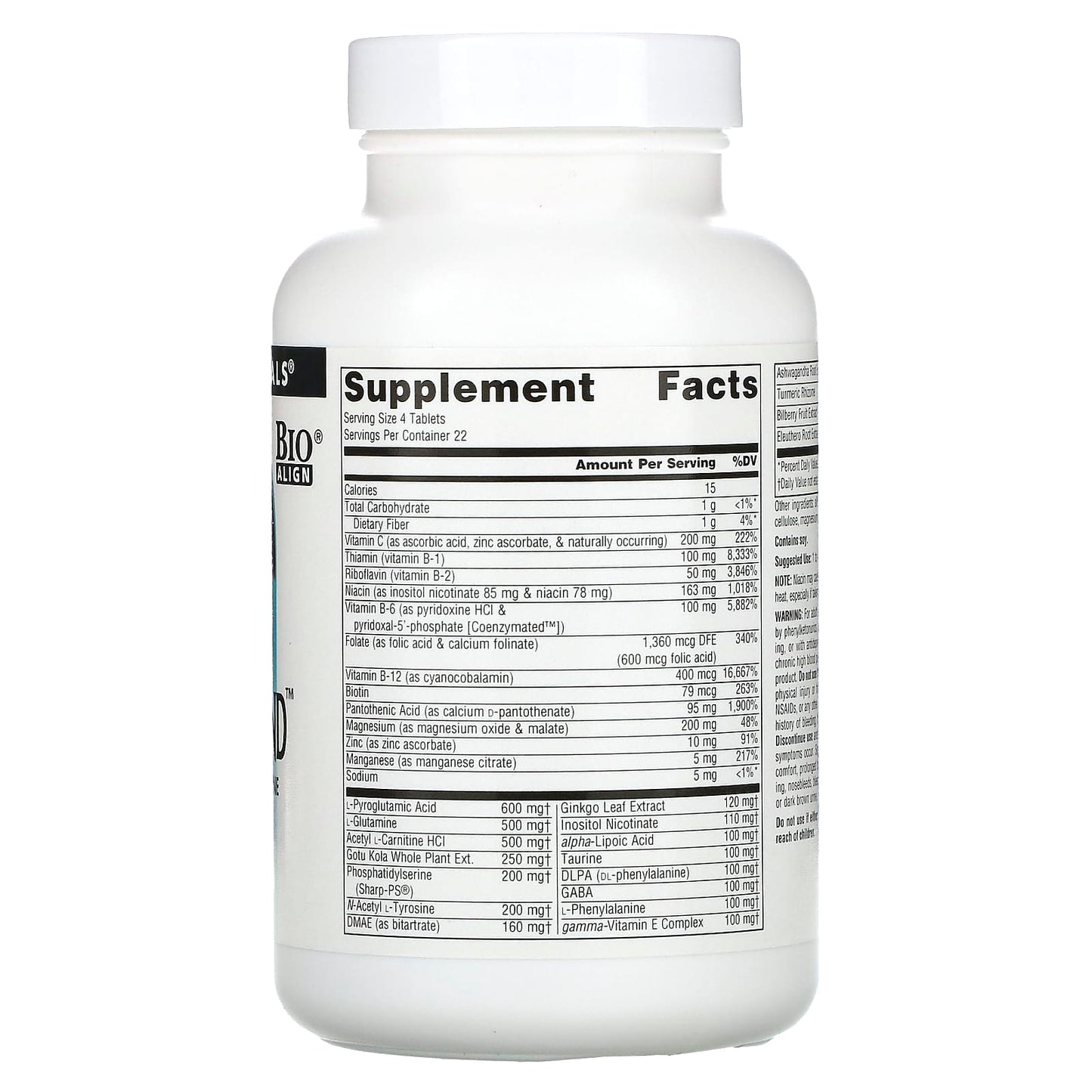 Source Naturals, Higher Mind, 90 Tablets - Image 2