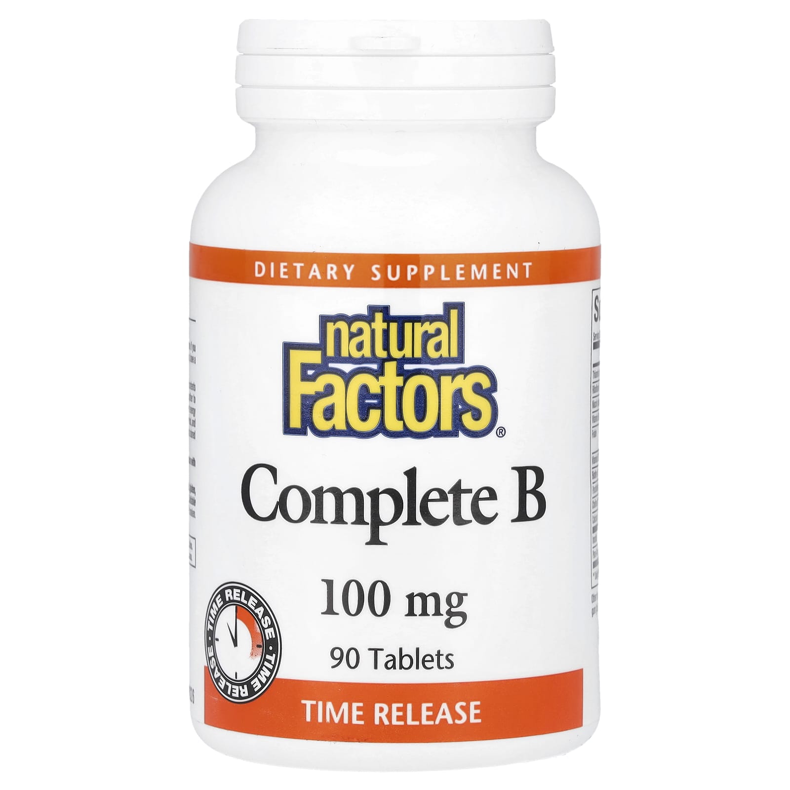 Natural Factors, Complete B, 90 Tablets - Image 1