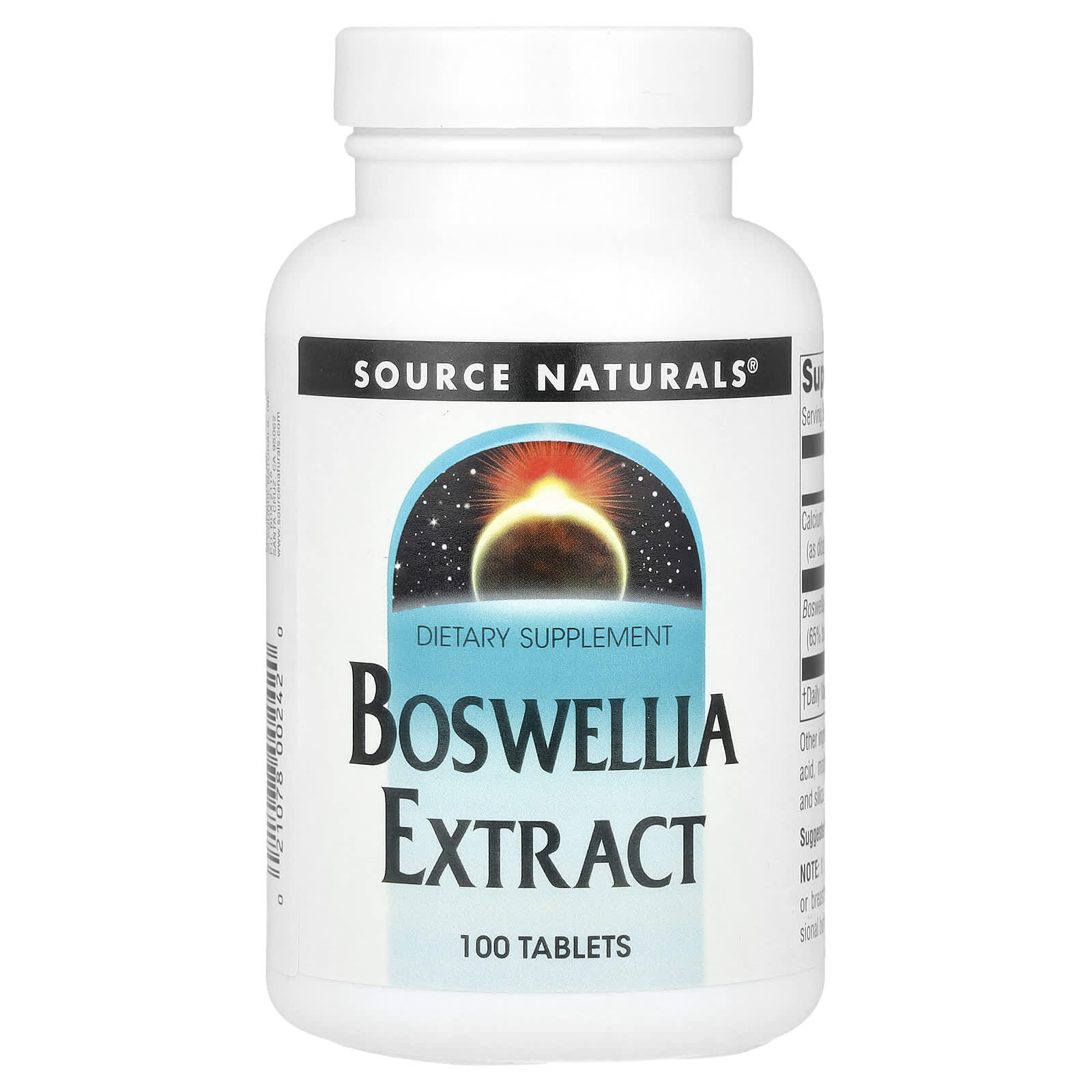 Source Naturals, Boswellia Extract, 100 Tablets - Image 1