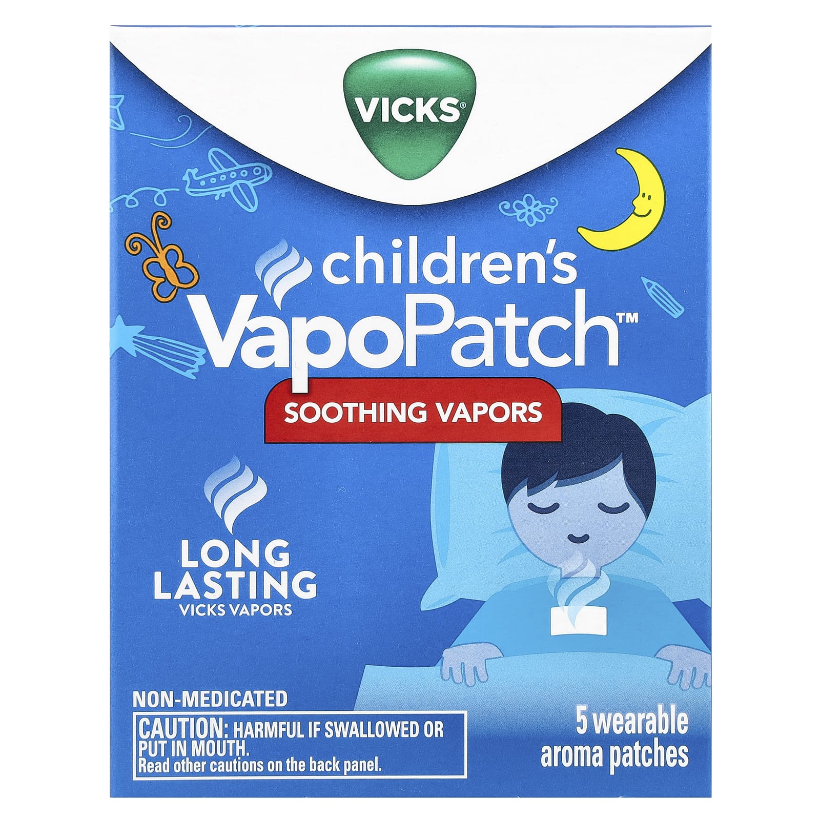 Vicks, Children's VapoPatch™, 5 Wearable Aroma Patches - Image 1