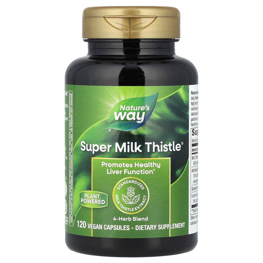 Nature's Way, Super Milk Thistle®, 120 Vegan Capsules - Image 1