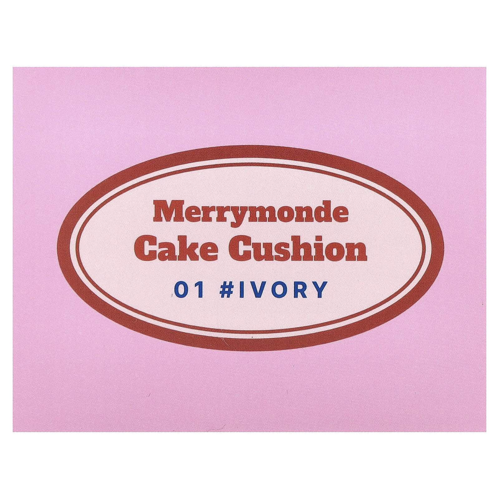 Merrymonde, Cake Cushion, SPF 40, PA ++, 01 Ivory, 2 Count, (11 g) Each - Image 2