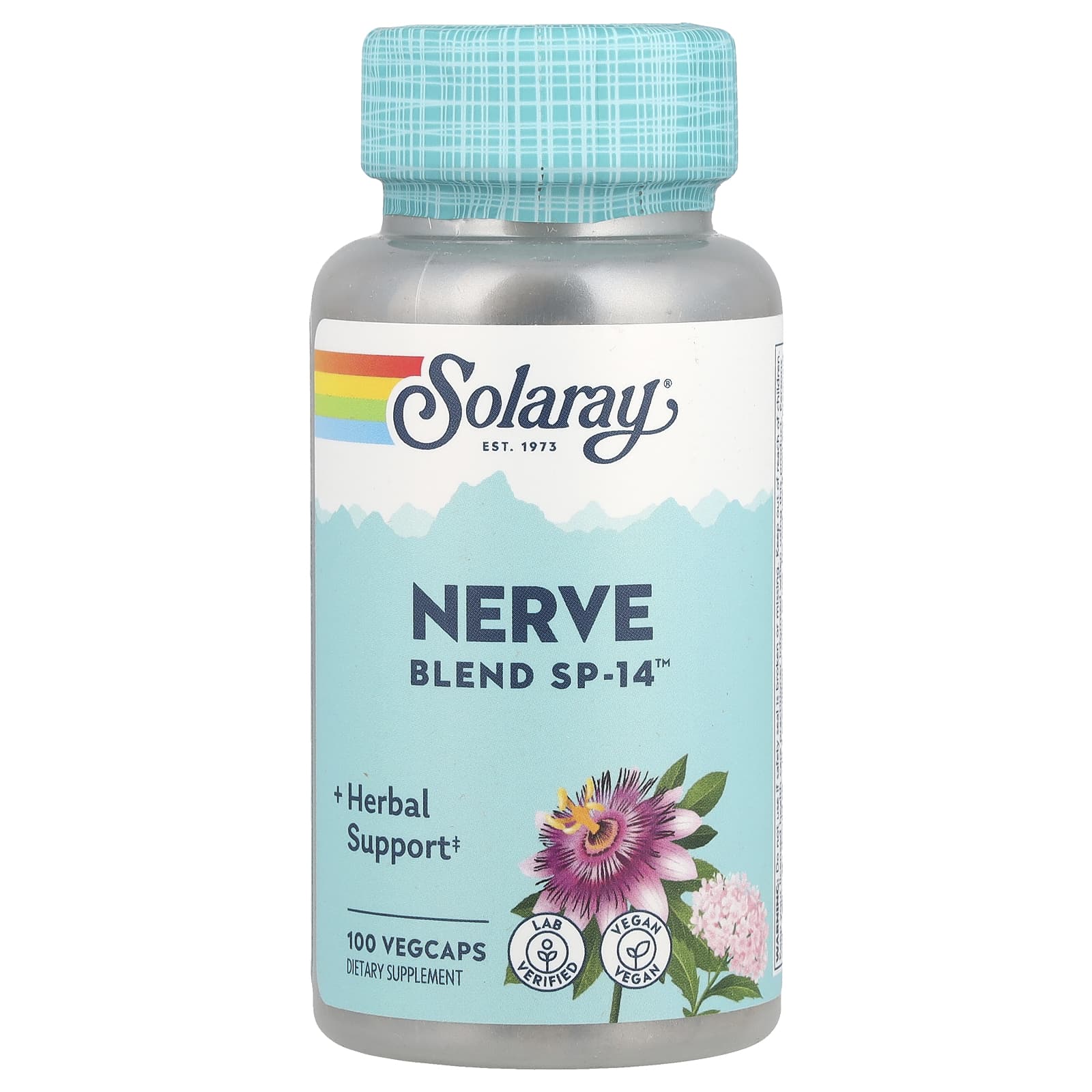 Solaray, Nerve Blend SP-14™, 100 VegCaps - Image 1