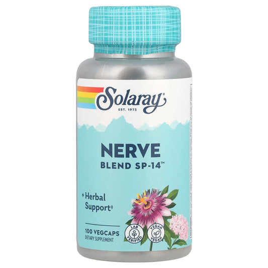 Solaray, Nerve Blend SP-14™, 100 VegCaps - Image 1