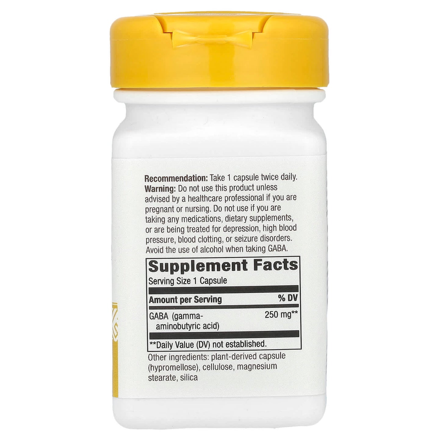 Nature's Way, GABA, 250 mg, 60 Veg Capsules - Image 2