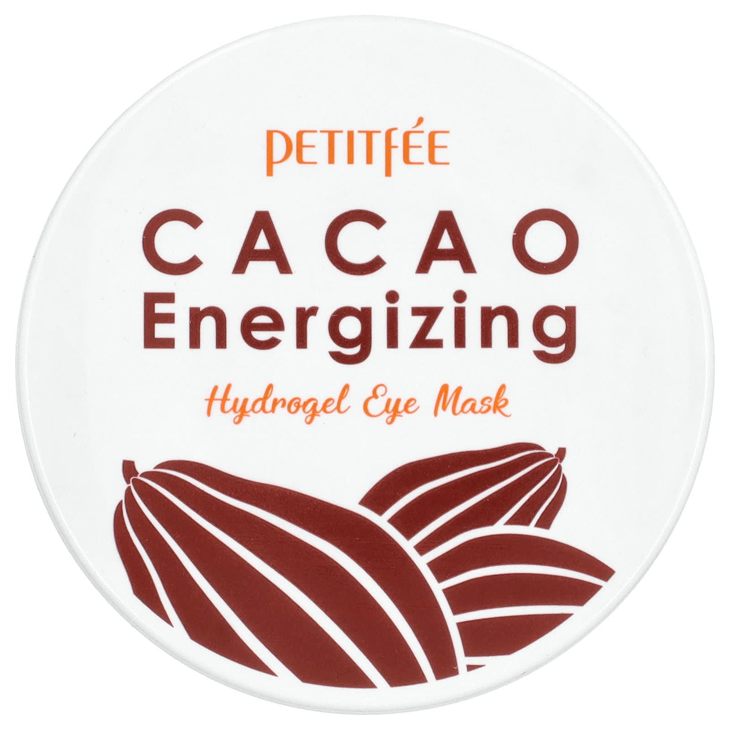 Petitfee, Cacao Energizing Hydrogel Eye Mask, 60 Patches, 84 g - Image 1