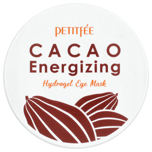 Petitfee, Cacao Energizing Hydrogel Eye Mask, 60 Patches, 84 g - Image 1