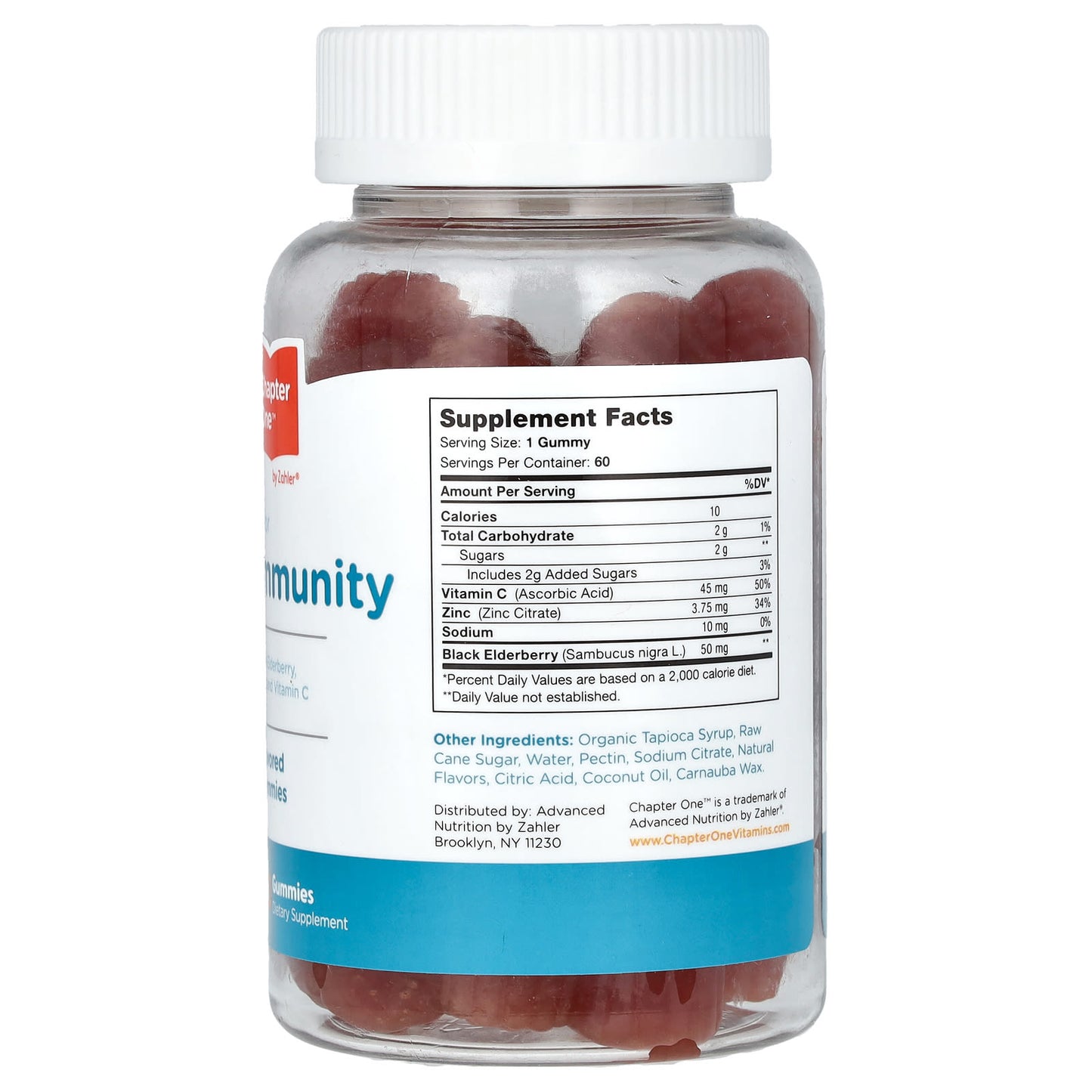 Boost Immunity with Chapter One Immunity Gummies - Elderberry, Zinc & Vitamin C - Image 2