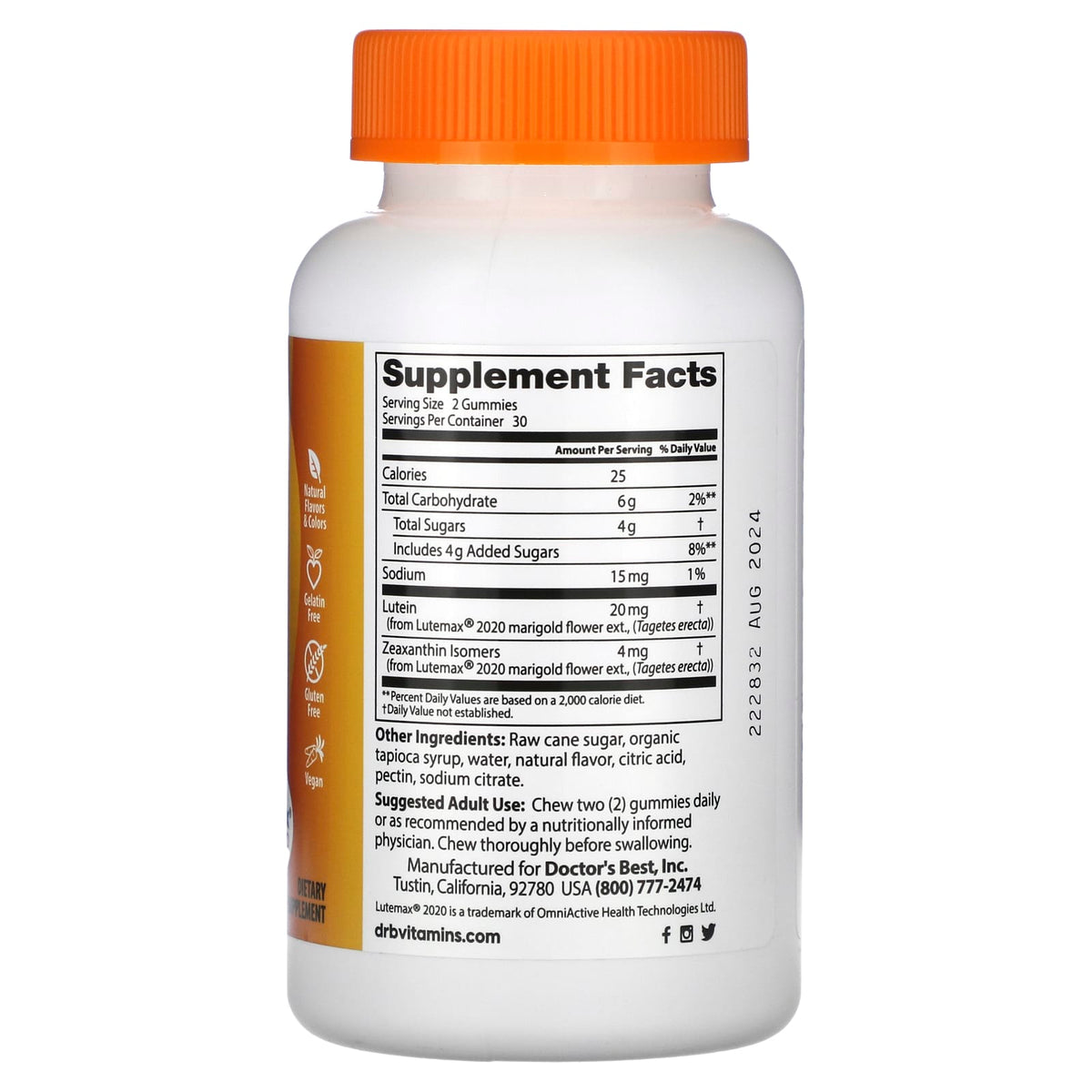 Protect Your Eyes with Doctor's Best Lutein & Zeaxanthin Gummies - Image 2